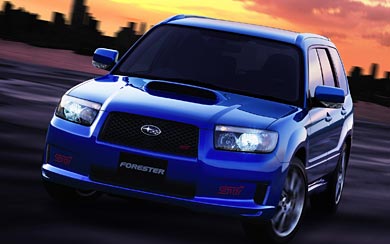 2005 Subaru Forester STI wallpaper thumbnail.