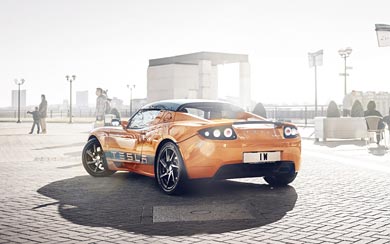 2012 Tesla Roadster Sport wallpaper thumbnail.