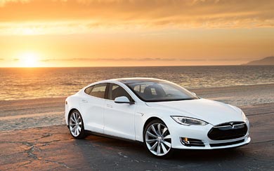 2013 Tesla Model S wallpaper thumbnail.