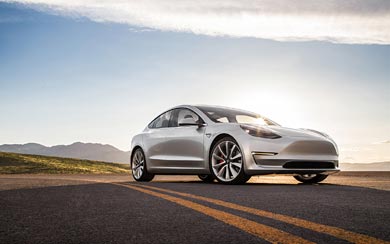 2016 Tesla Model 3 Prototype wallpaper thumbnail.