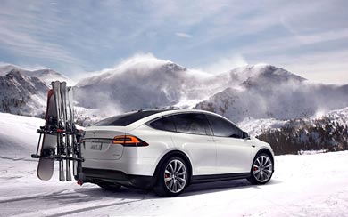 2017 Tesla Model X wallpaper thumbnail.