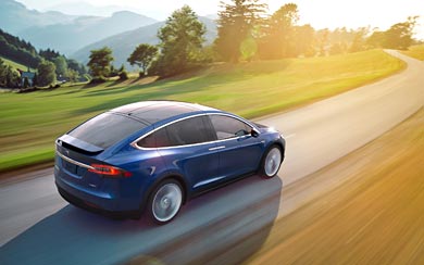 2017 Tesla Model X wallpaper thumbnail.