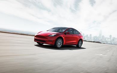 2021 Tesla Model Y wallpaper thumbnail.