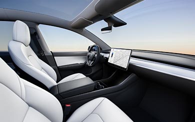 2021 Tesla Model Y wallpaper thumbnail.