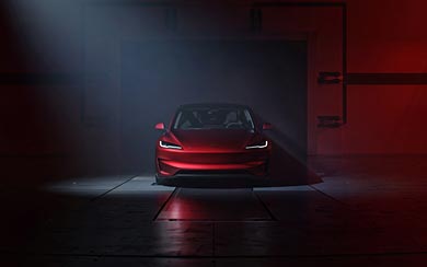 2025 Tesla Model 3 Performance wallpaper thumbnail.