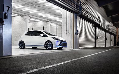 2013 Toyota Yaris Hybrid-R Concept wallpaper thumbnail.