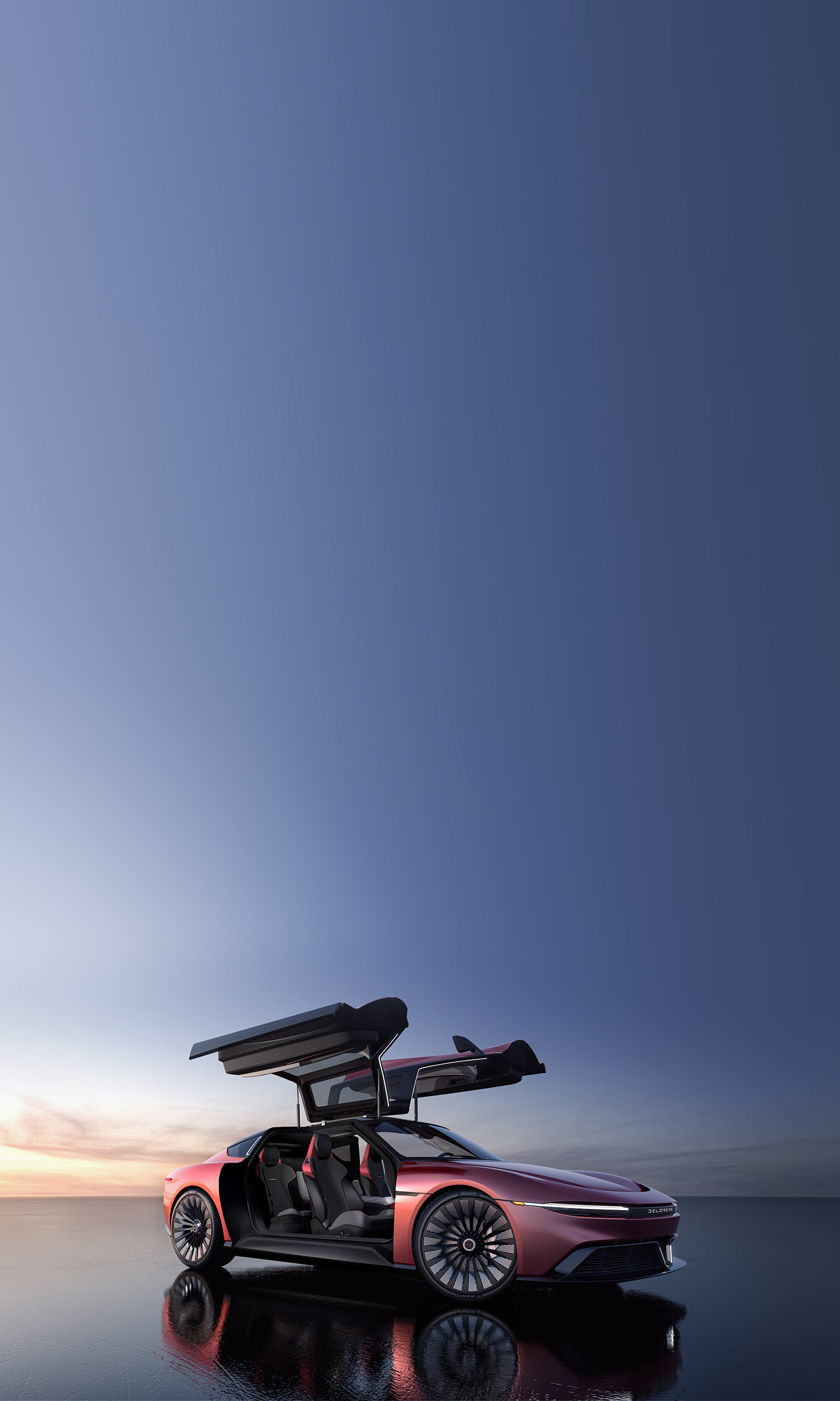  2022 DeLorean Alpha 5 Concept Wallpaper.