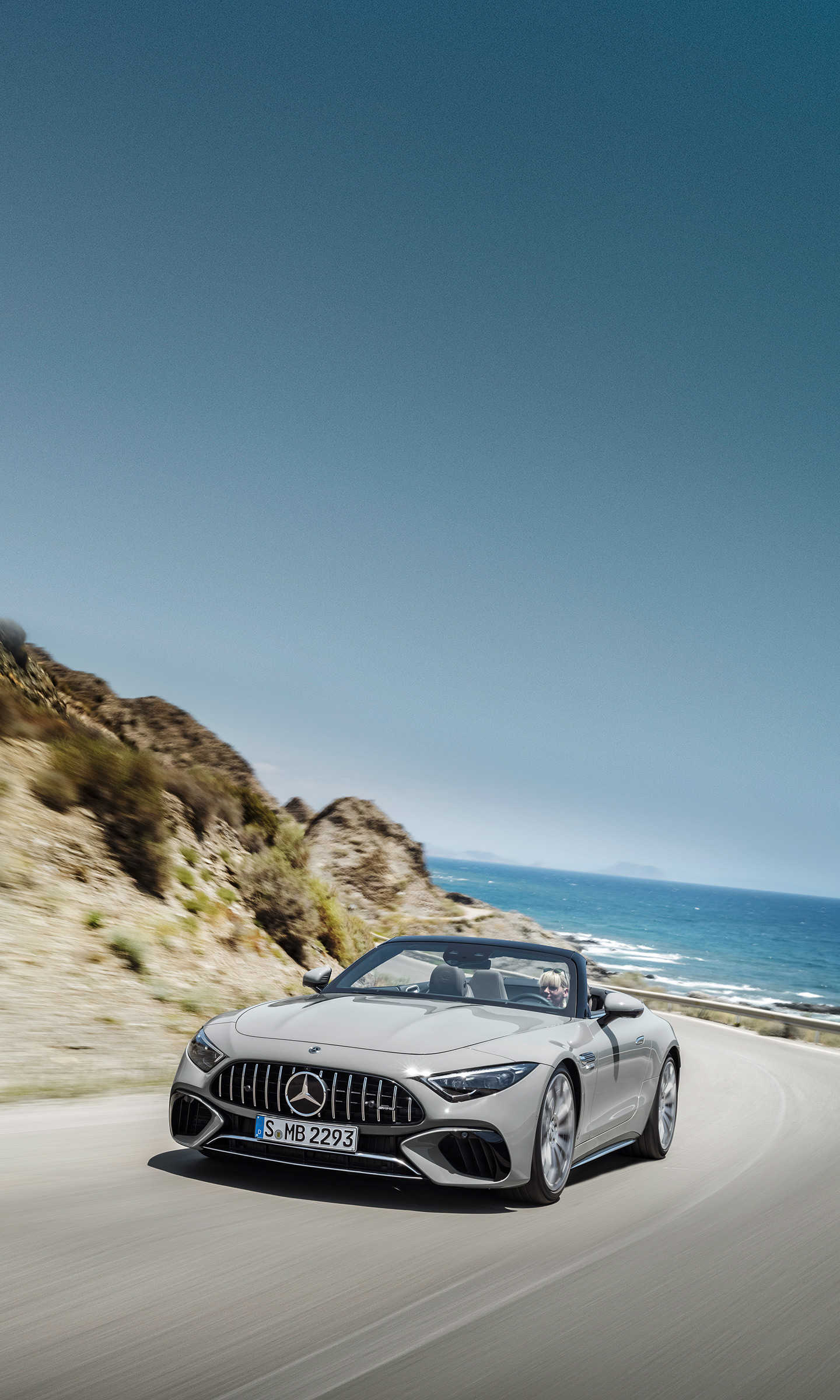  2022 Mercedes-AMG SL55 Wallpaper.