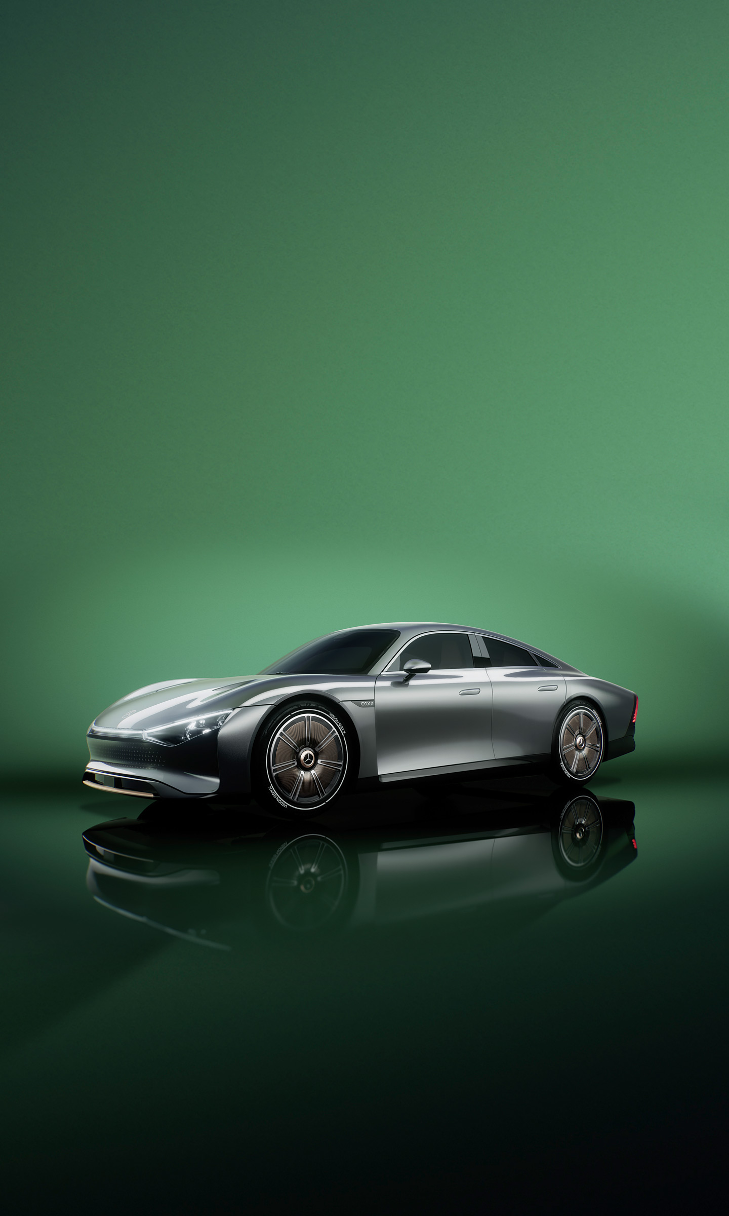  2022 Mercedes-Benz Vision EQXX Concept Wallpaper.