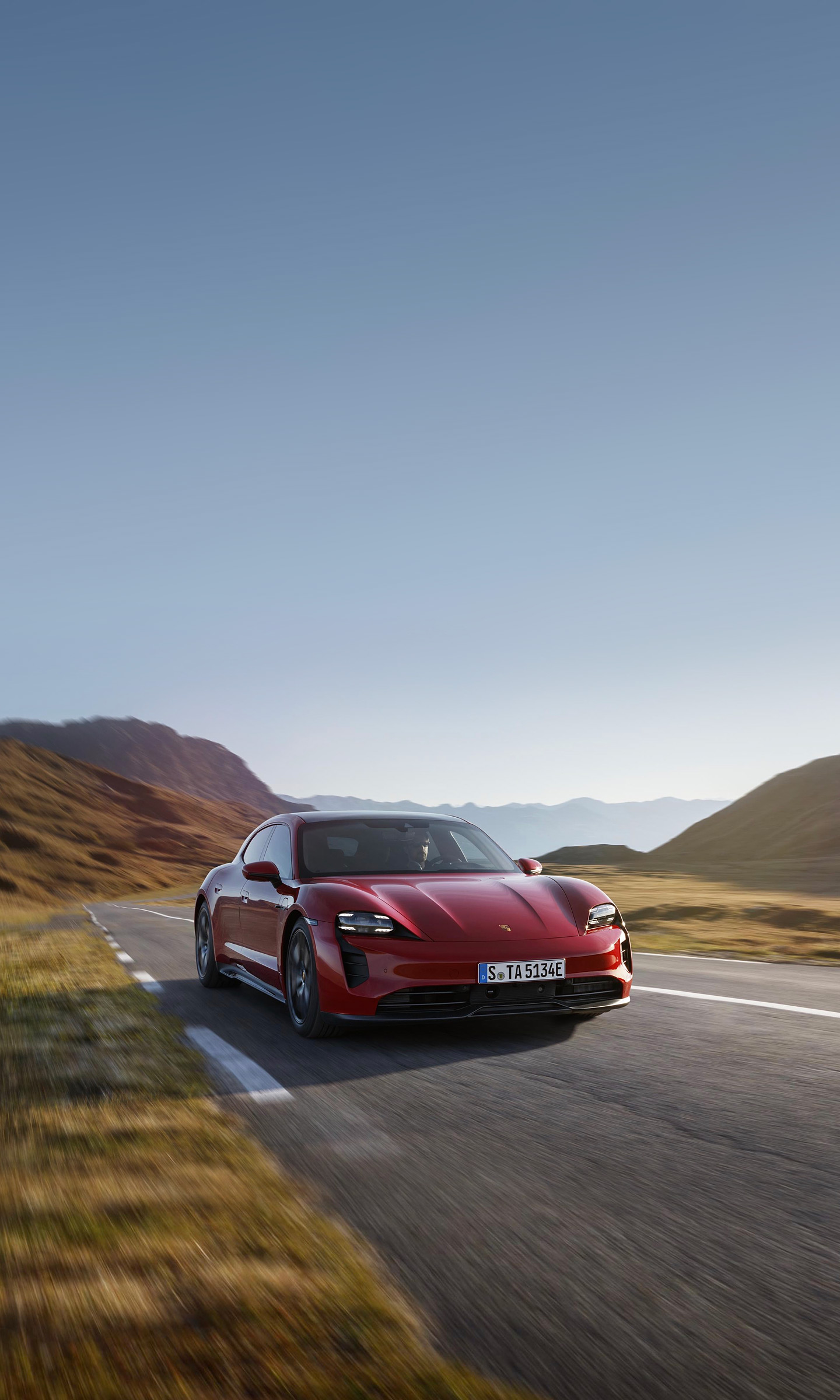  2022 Porsche Taycan GTS Wallpaper.