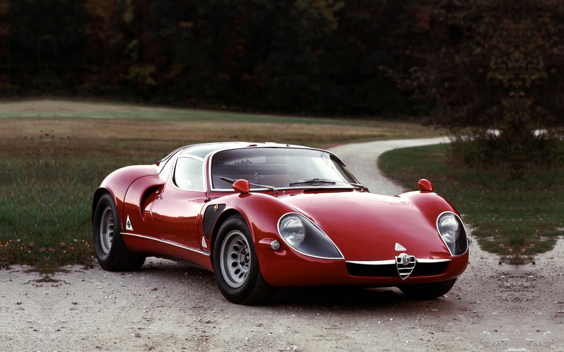  1968 Alfa Romeo Tipo 33 Stradale Wallpaper.