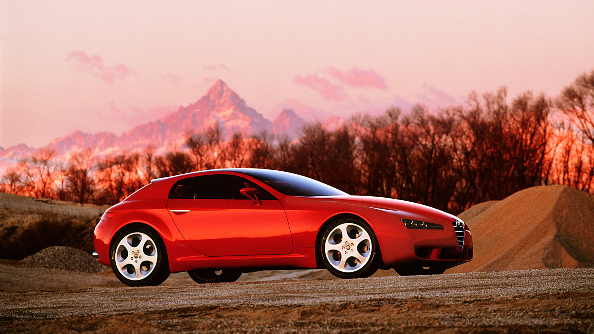  2002 Alfa Romeo Brera Concept Wallpaper.