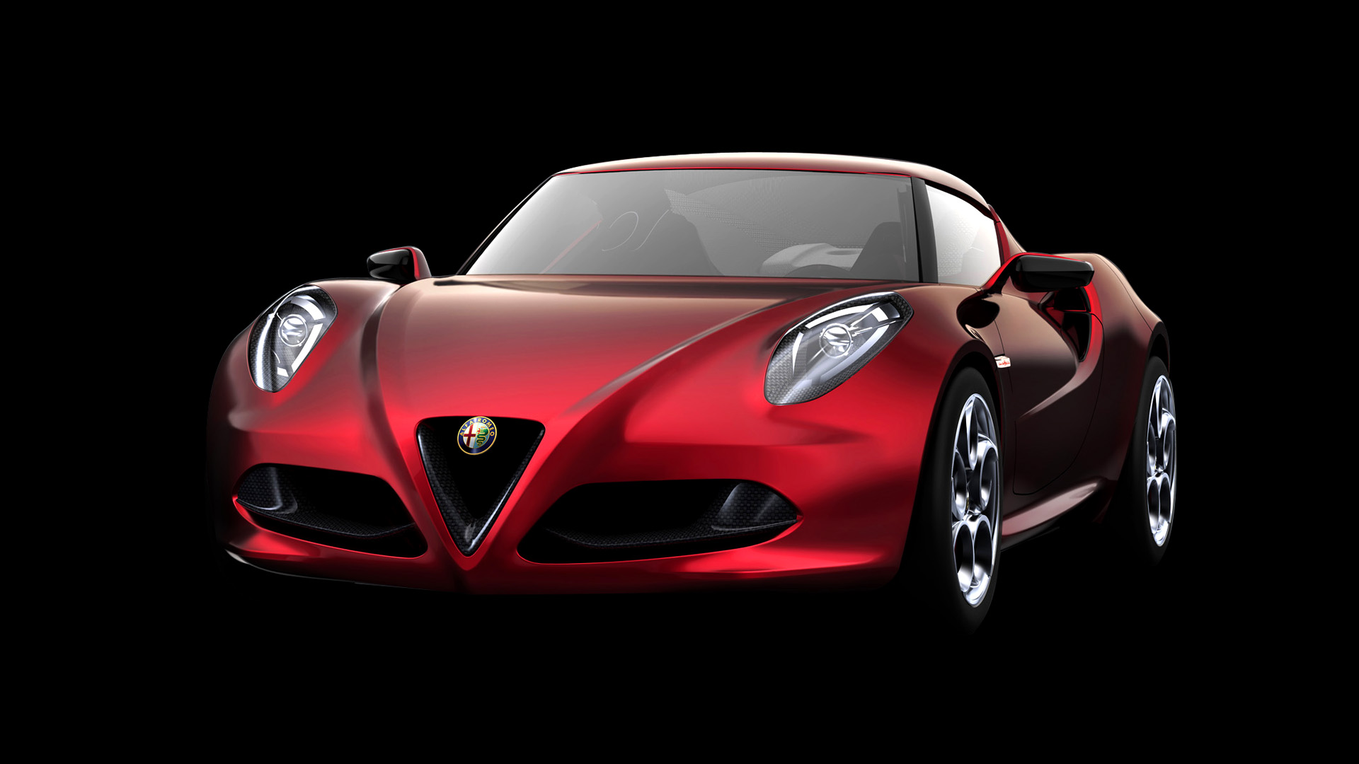  2011 Alfa Romeo 4C Concept Wallpaper.