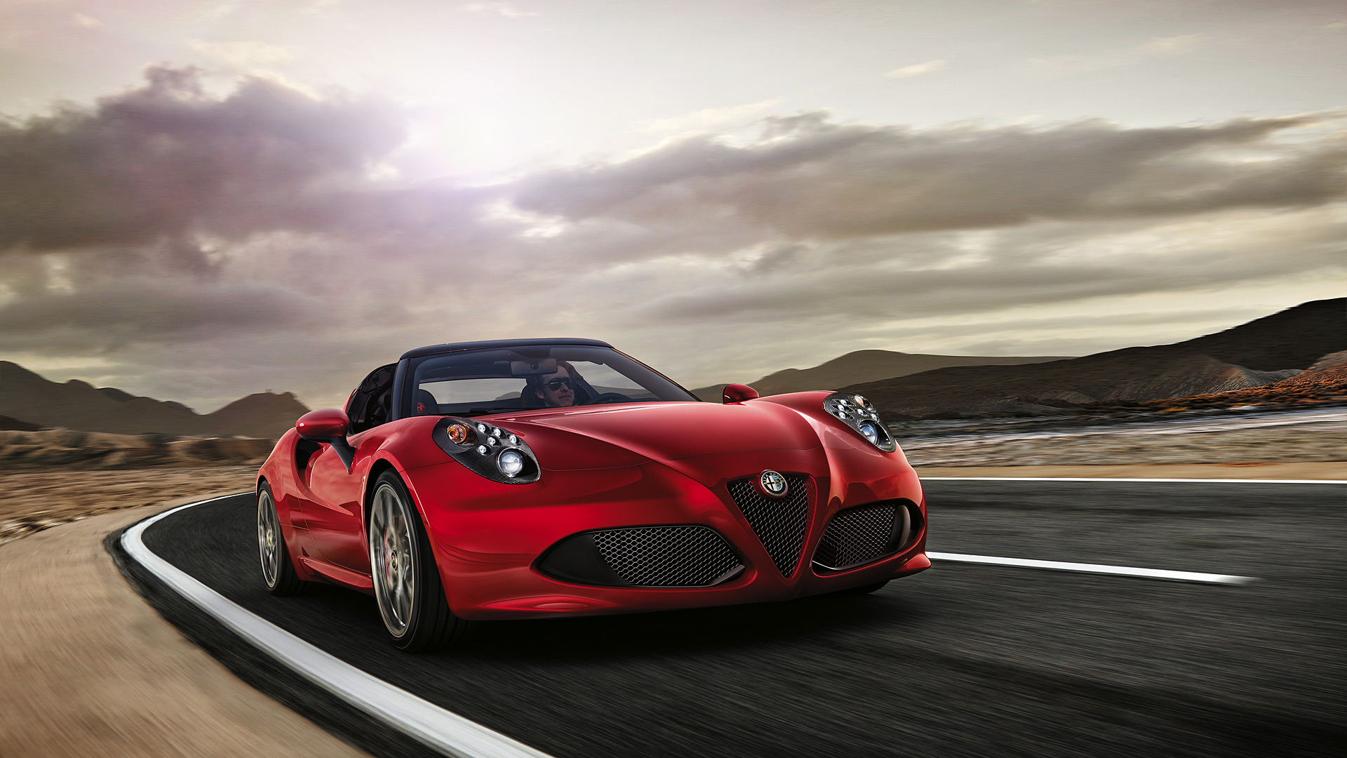  2015 Alfa Romeo 4C Spider Wallpaper.