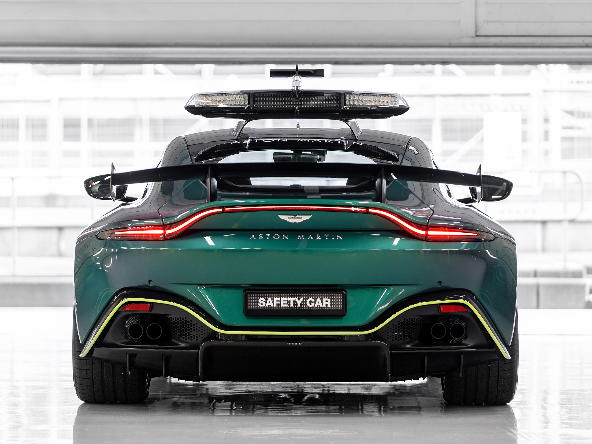  2021 Aston Martin Vantage F1 Safety Care Wallpaper.