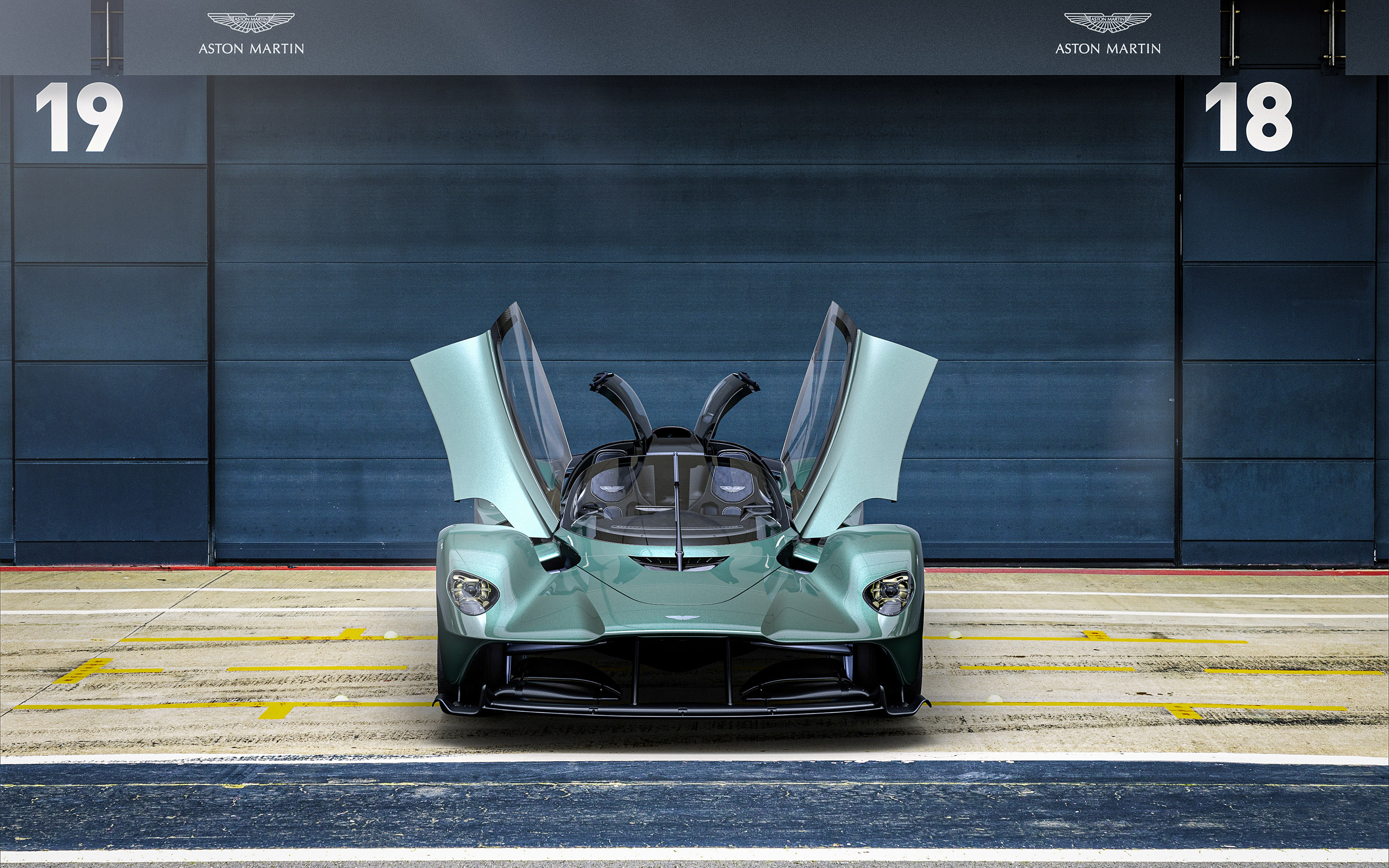  2022 Aston Martin Valkyrie Spider Wallpaper.