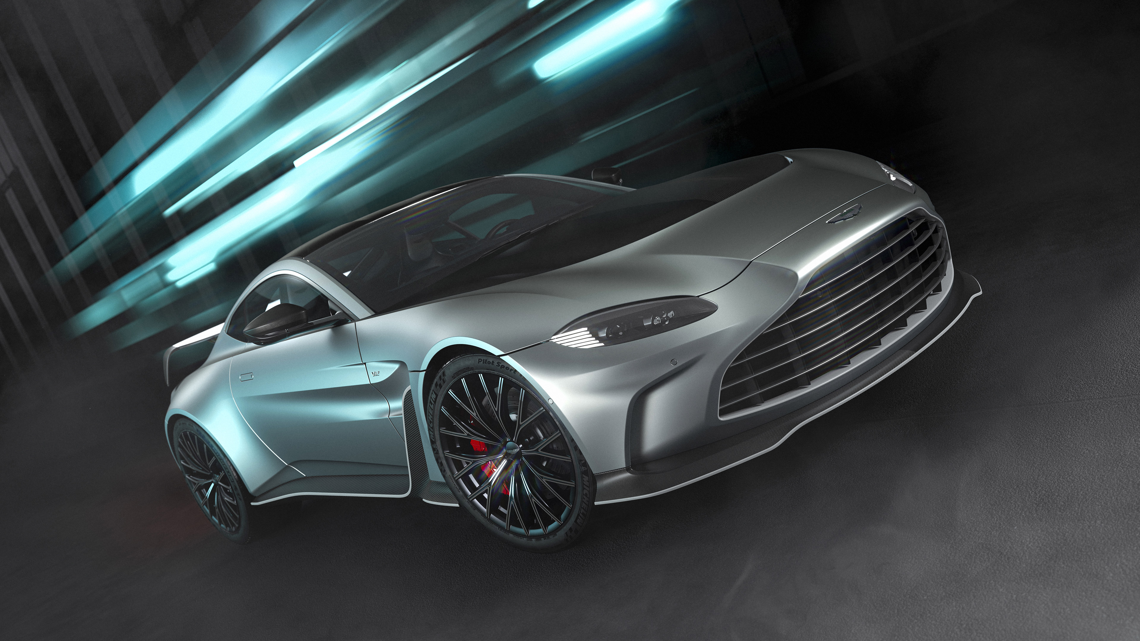  2023 Aston Martin V12 Vantage Wallpaper.