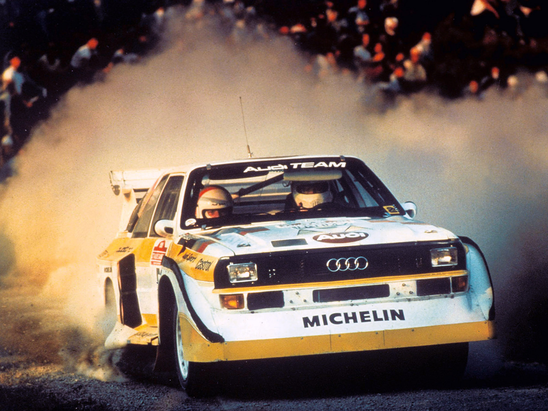  1985 Audi Sport Quattro S1 Wallpaper.