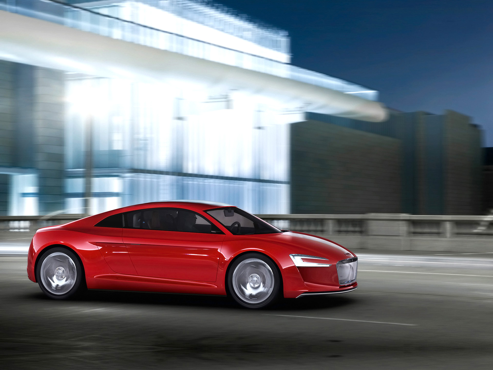  2009 Audi E-Tron Concept Wallpaper.