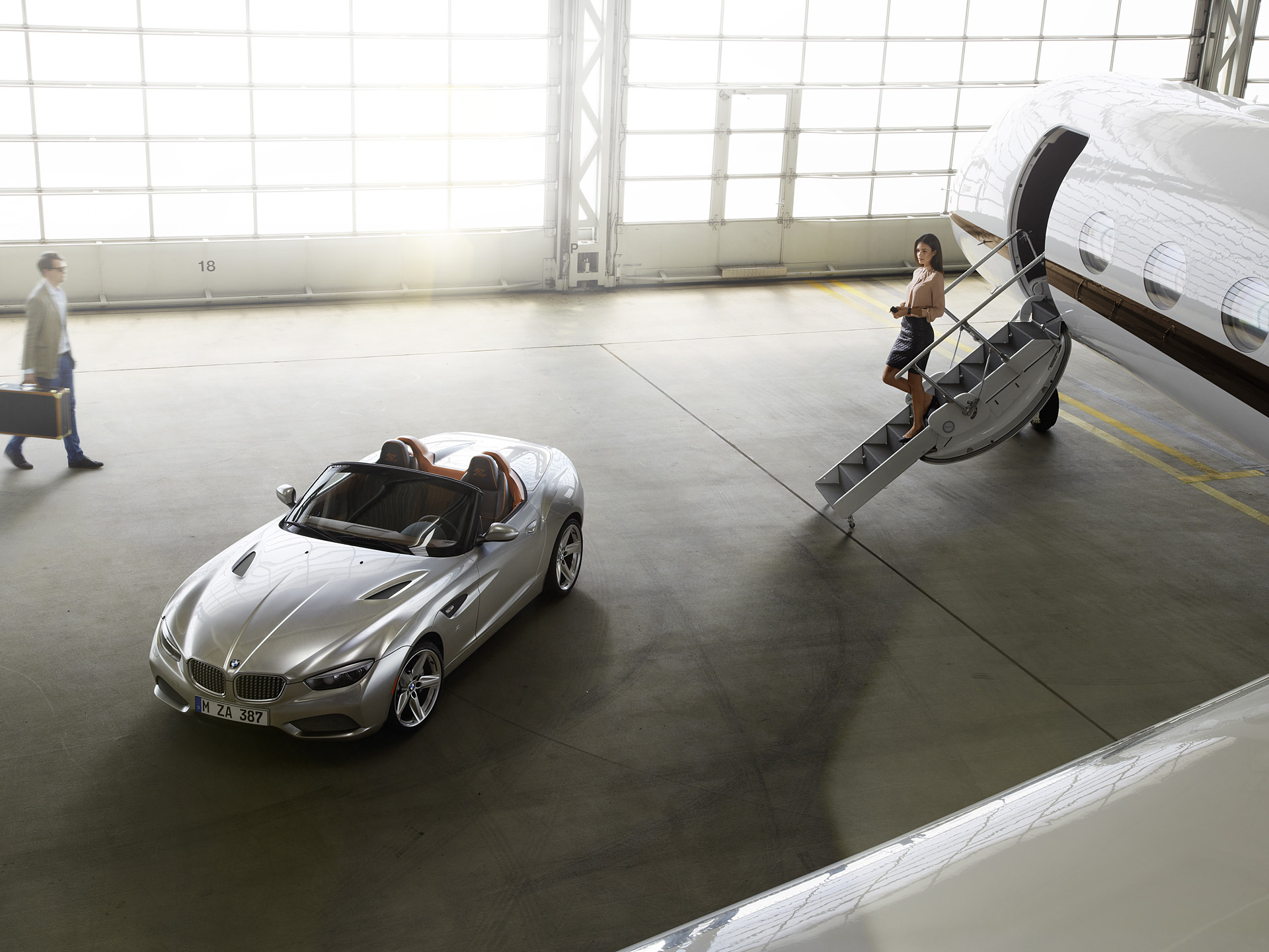  2012 BMW Zagato Roadster Concept Wallpaper.