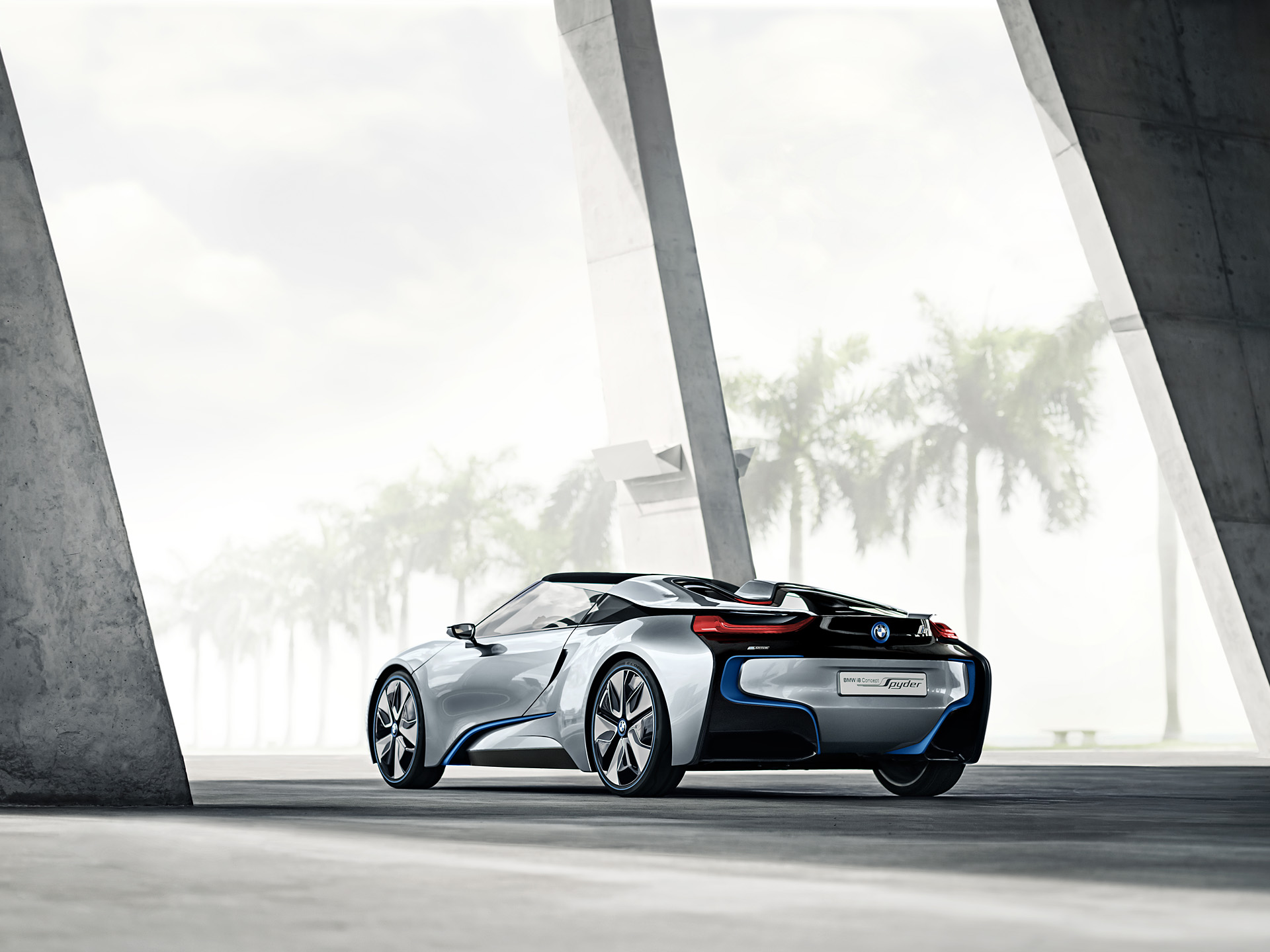  2013 BMW i8 Spyder Concept Wallpaper.