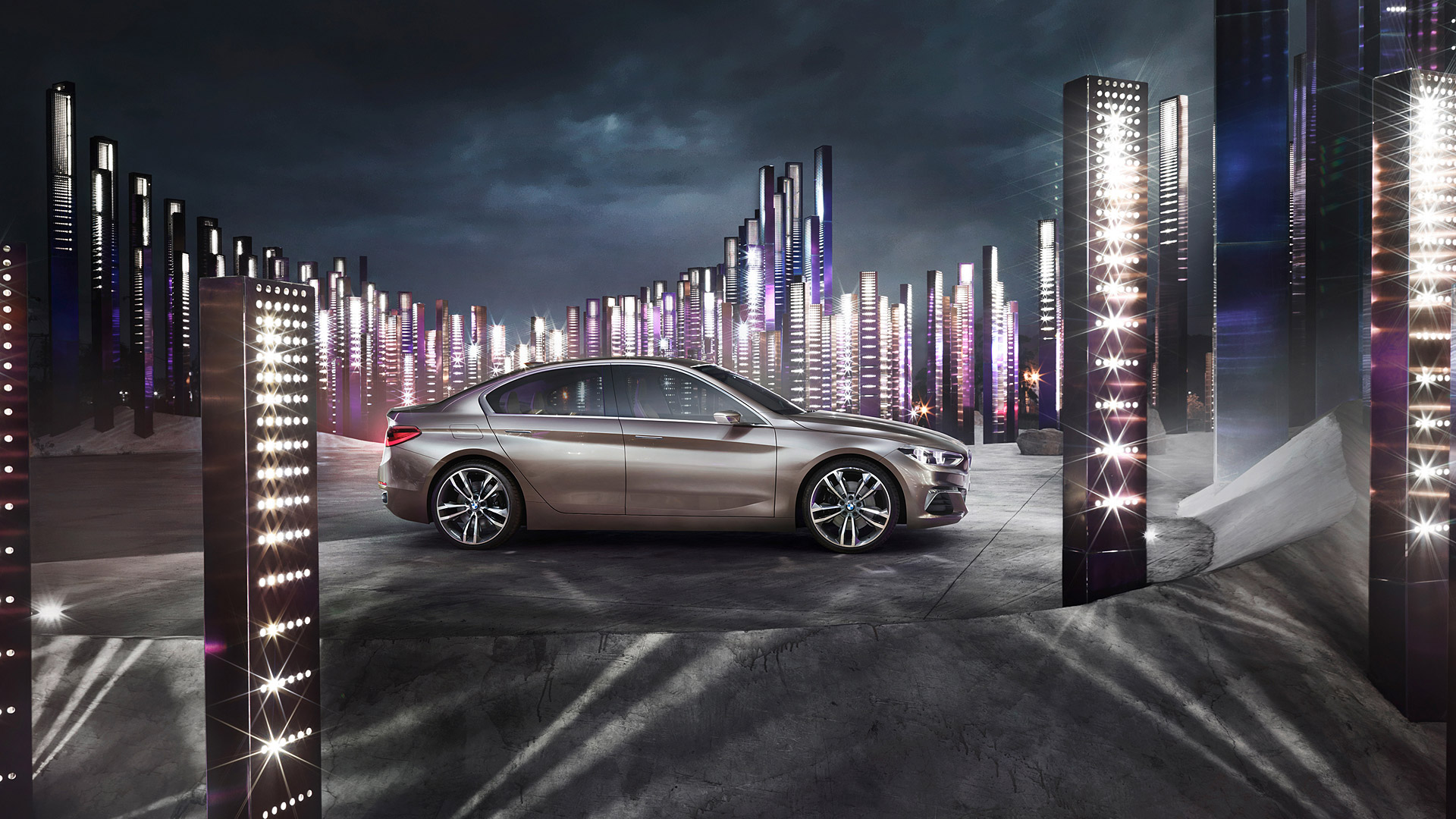  2015 BMW Compact Sedan Concept Wallpaper.