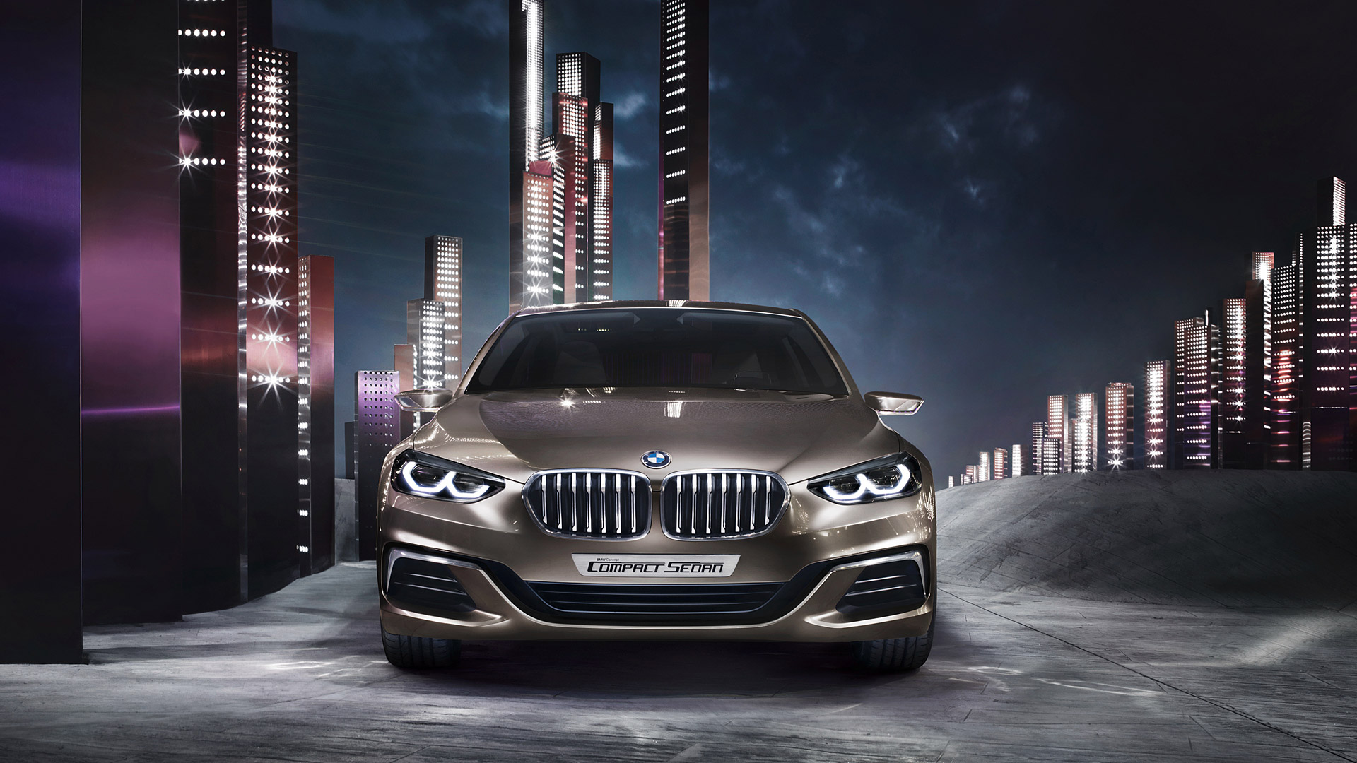  2015 BMW Compact Sedan Concept Wallpaper.