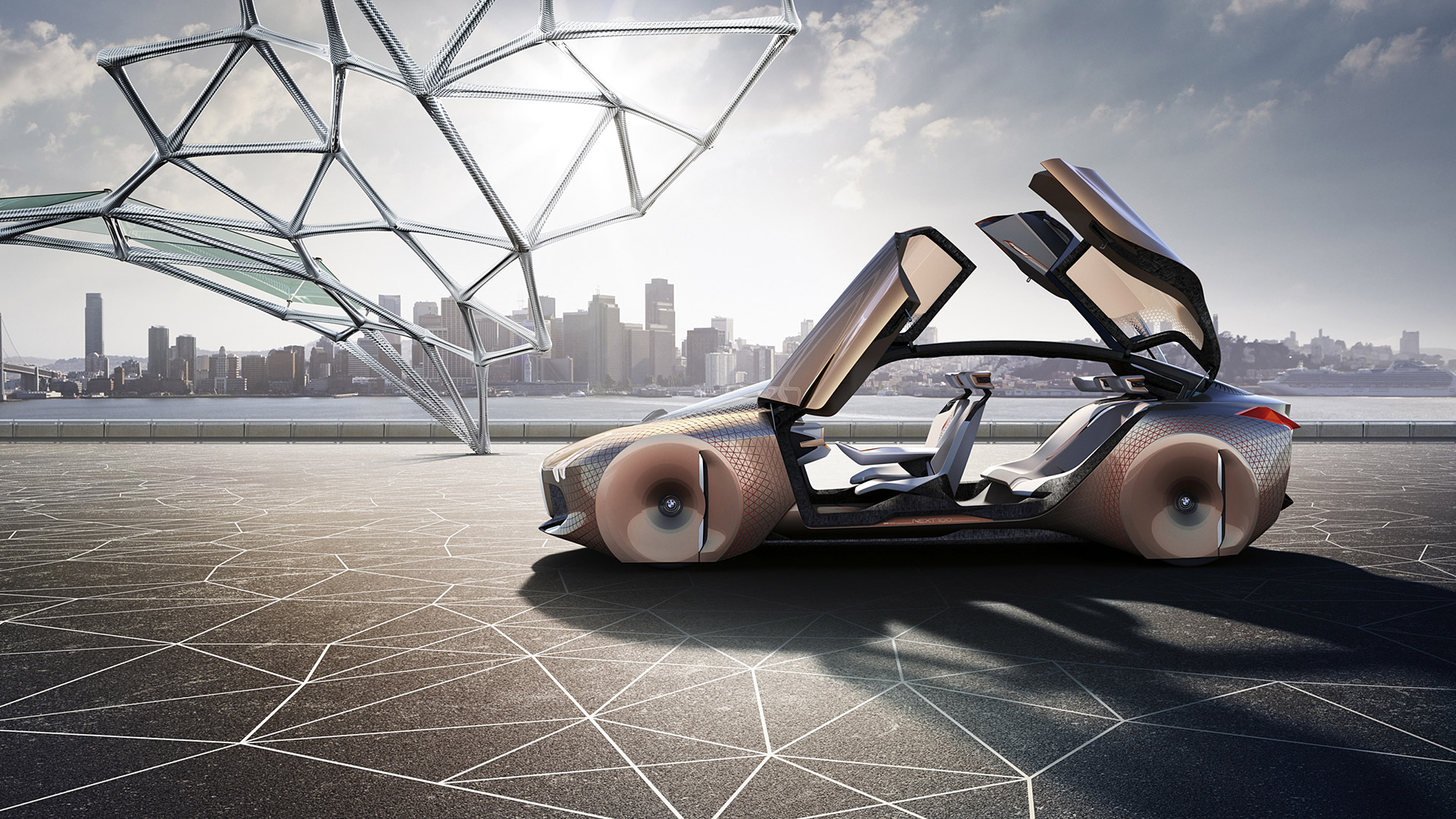 2016 BMW Vision Next 100 Concept Wallpaper.