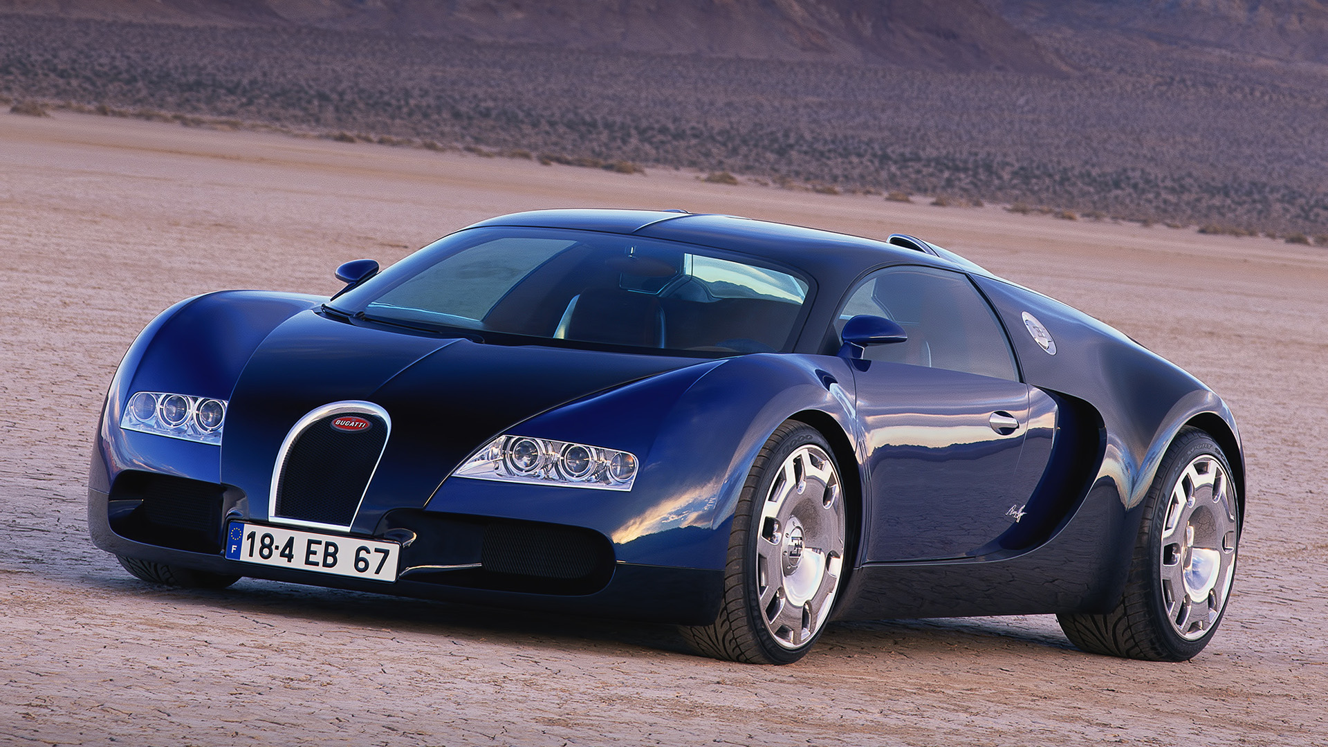  1999 Bugatti EB 18.4 Veyron Concept Wallpaper.