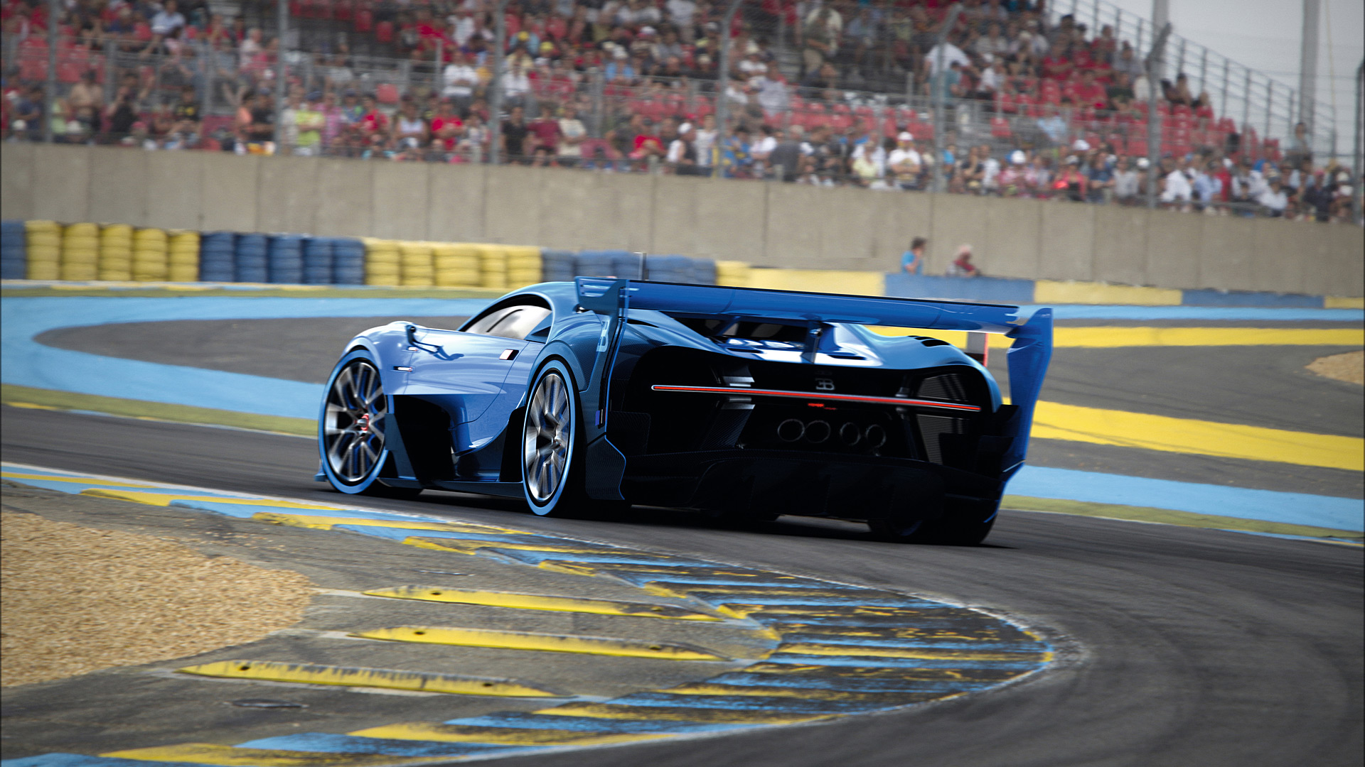  2015 Bugatti Vision Gran Turismo Concept Wallpaper.