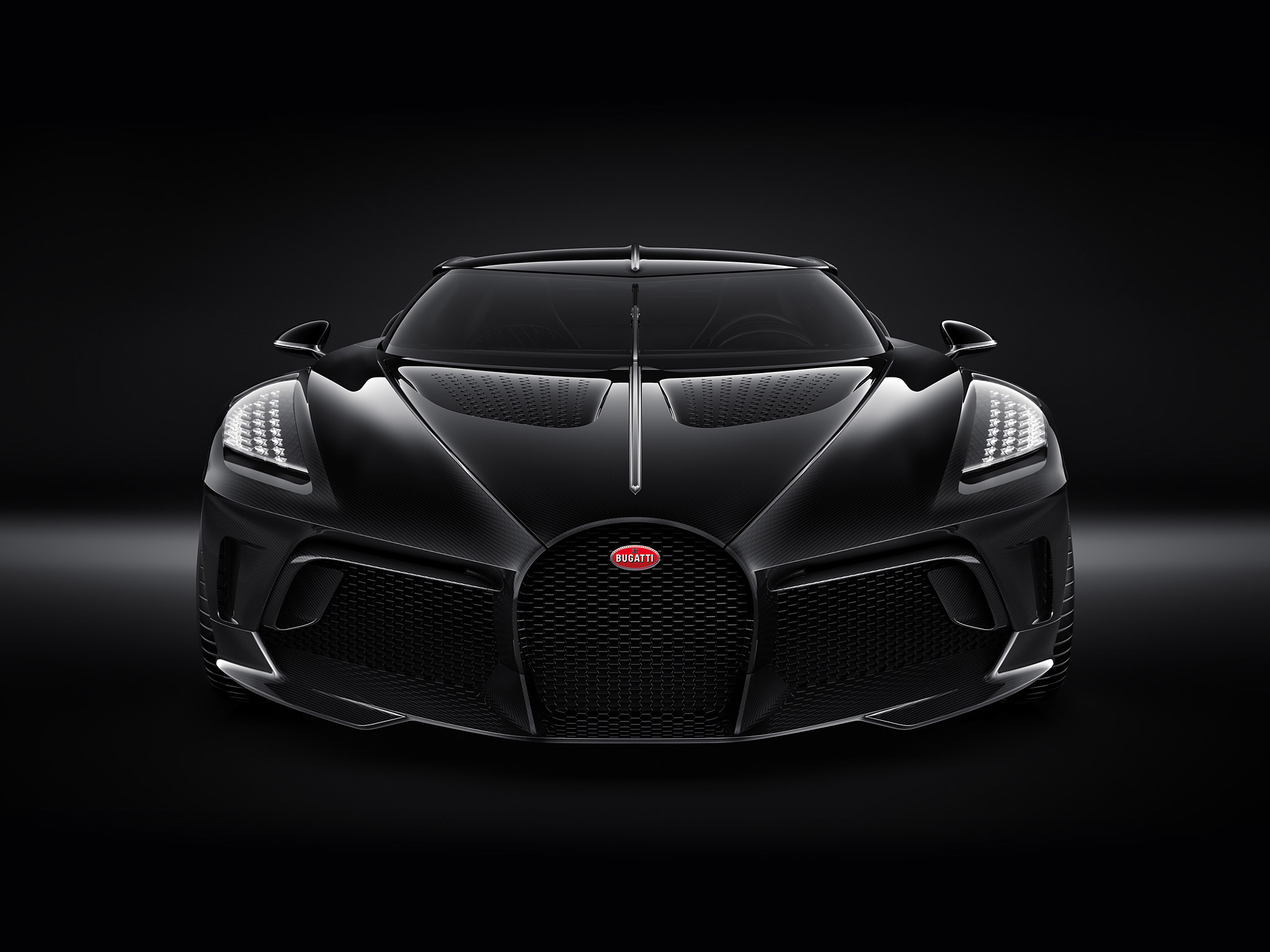  2019 Bugatti La Voiture Noire Wallpaper.