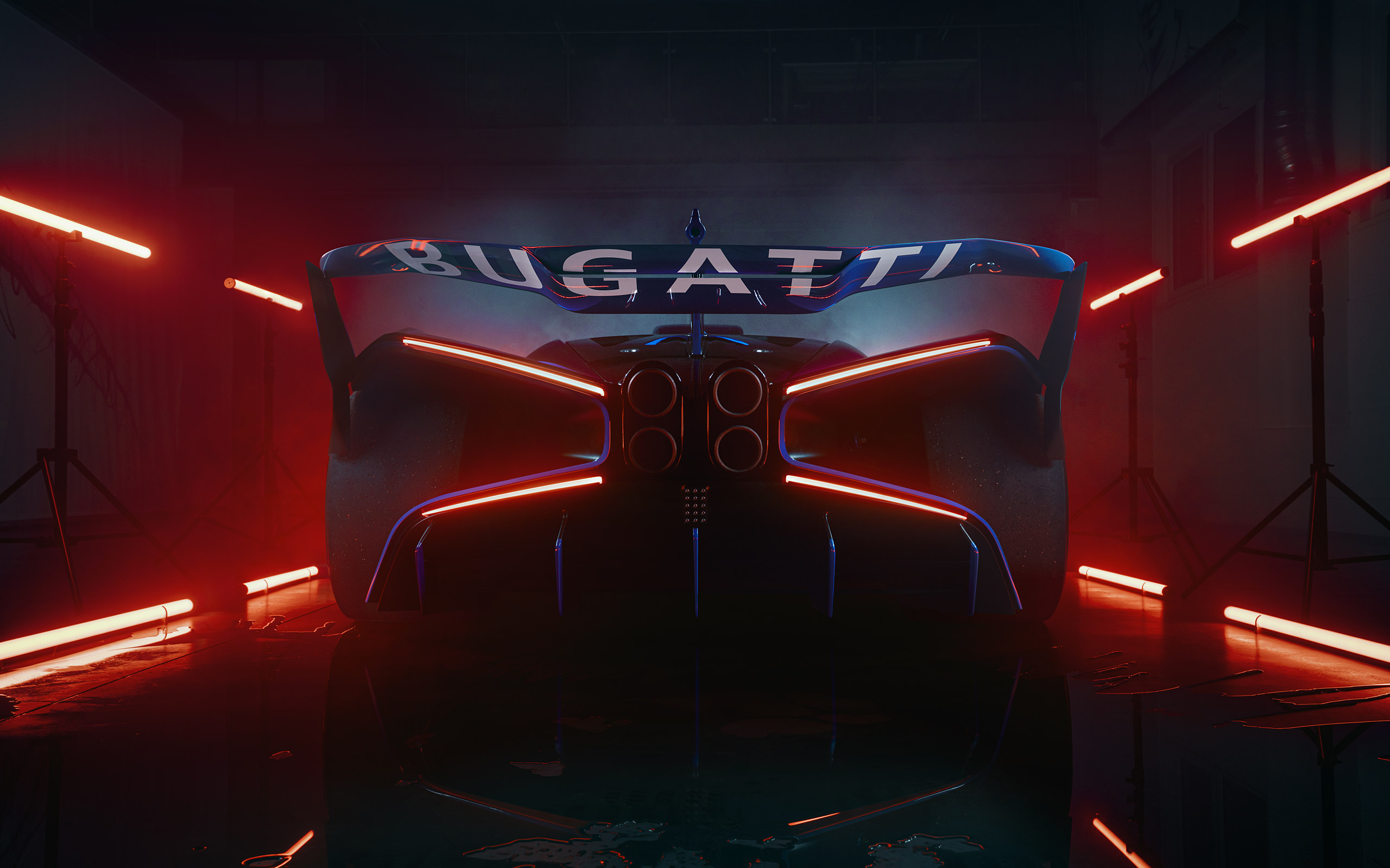  2020 Bugatti Bolide Concept Wallpaper.