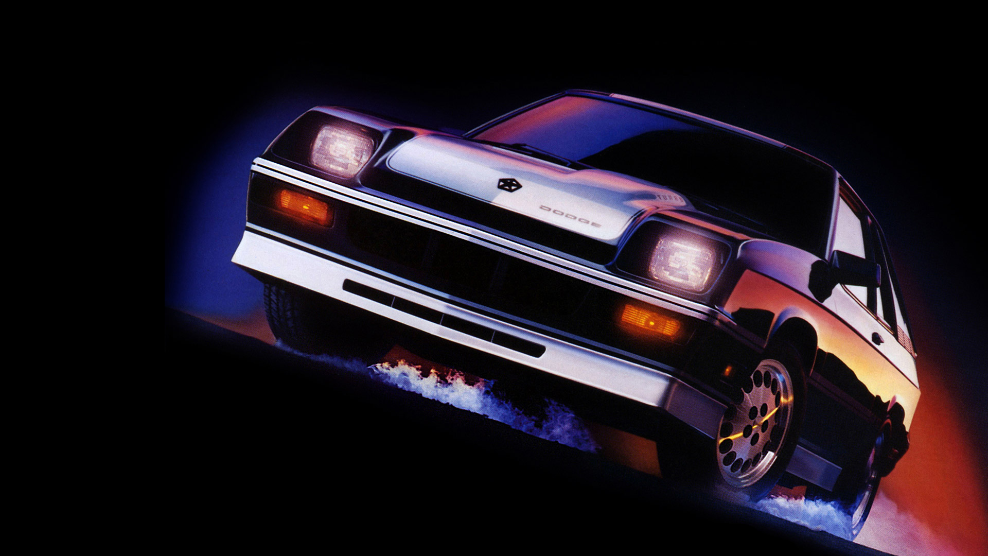  1985 Dodge Shelby Charger Wallpaper.