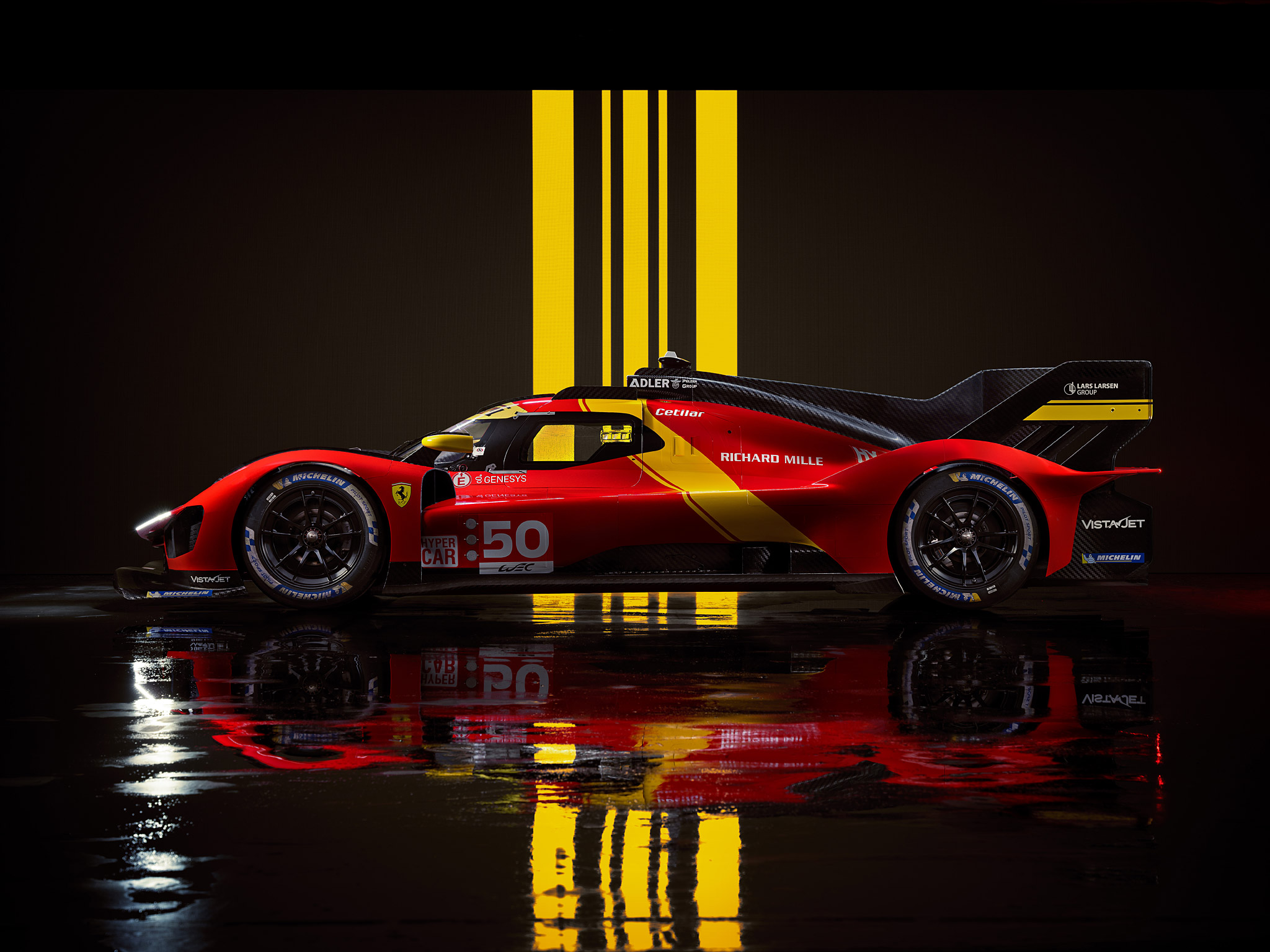  2023 Ferrari 499P Wallpaper.