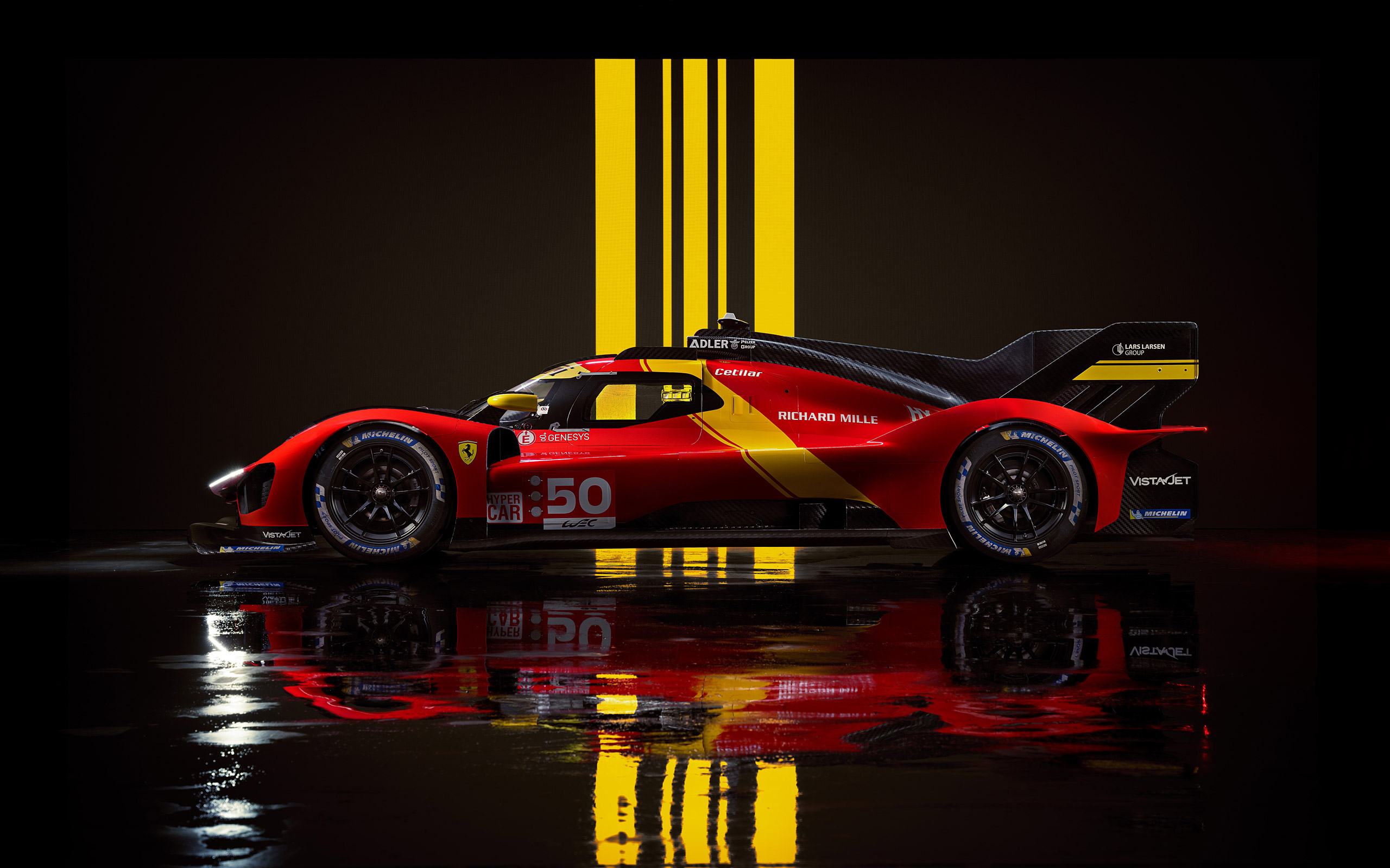  2023 Ferrari 499P Wallpaper.