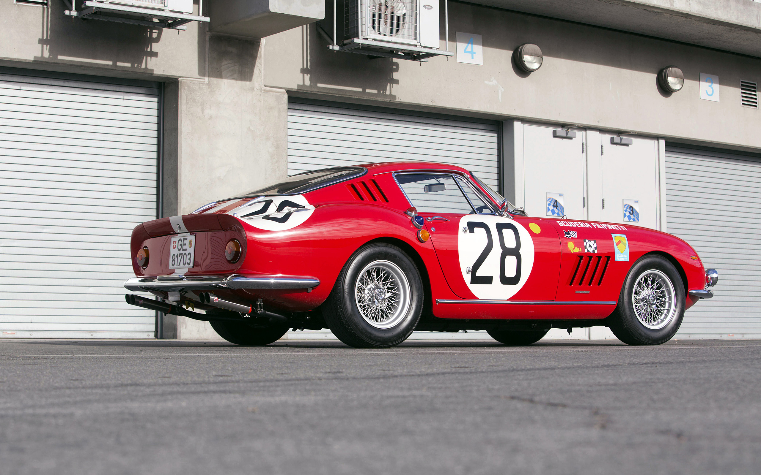  1966 Ferrari 275 GTB Competizione Wallpaper.