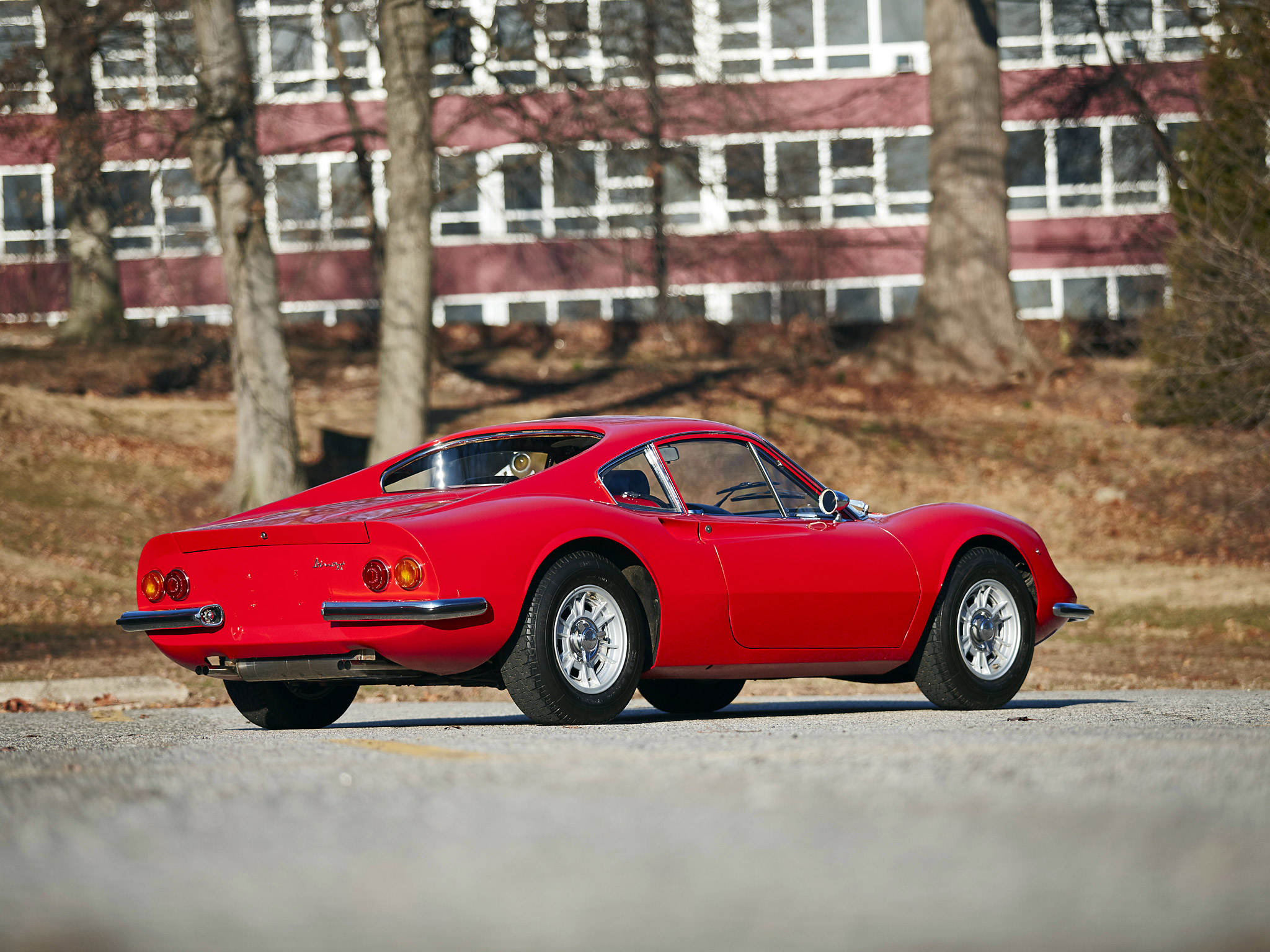  1966 Ferrari Dino 206 GT Wallpaper.
