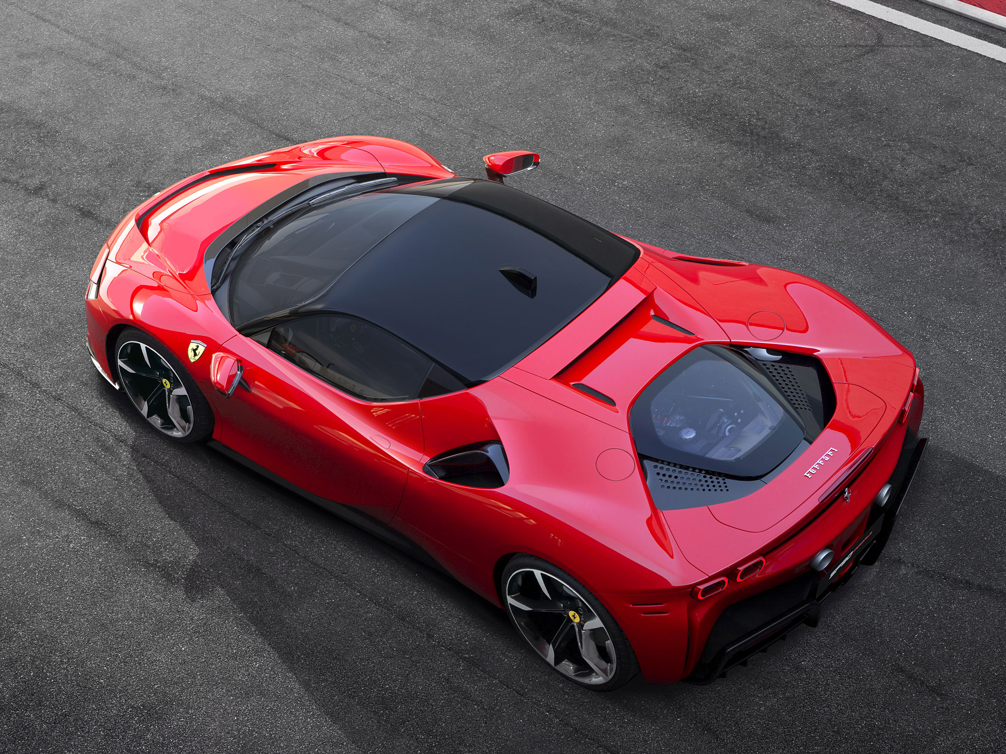  2020 Ferrari SF90 Stradale Wallpaper.
