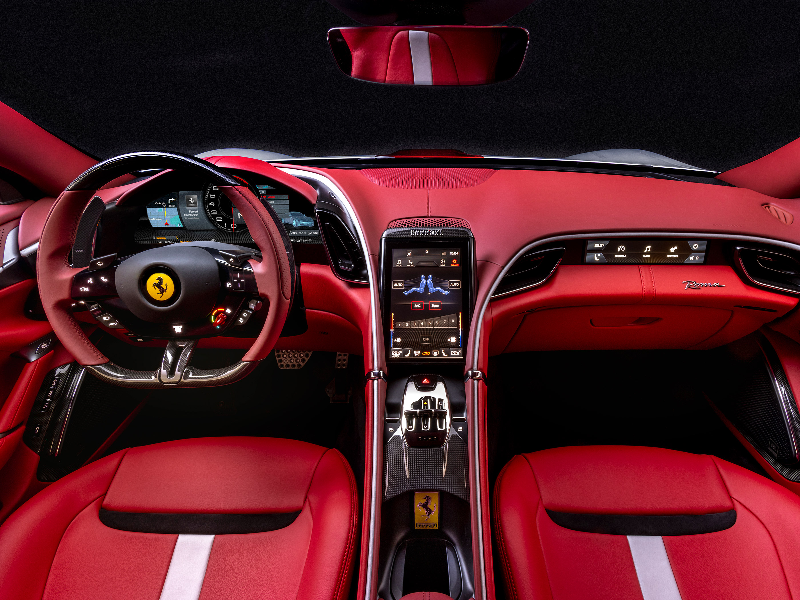  2023 Ferrari Roma Tailor Made China Wallpaper.