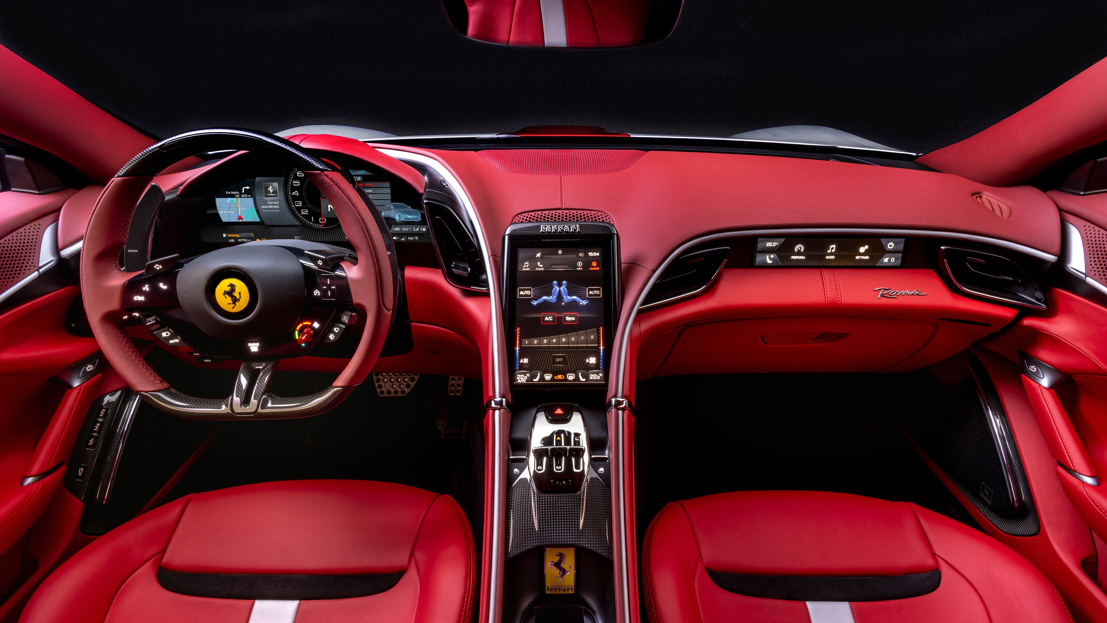  2023 Ferrari Roma Tailor Made China Wallpaper.