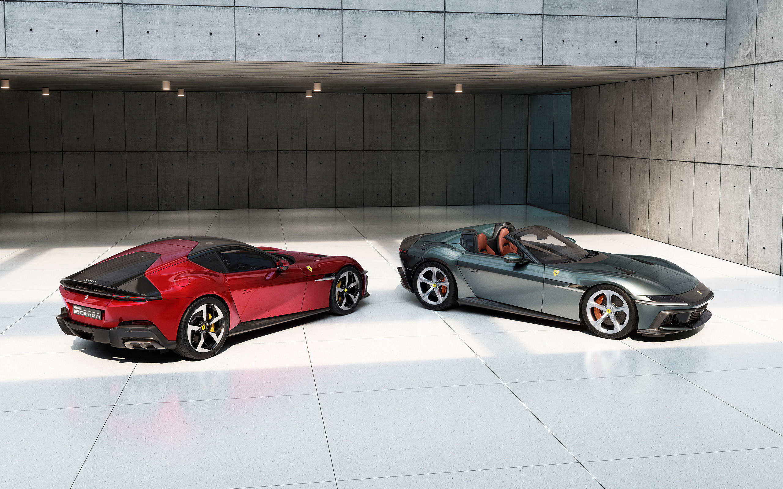  2025 Ferrari 12Cilindri Spider Wallpaper.