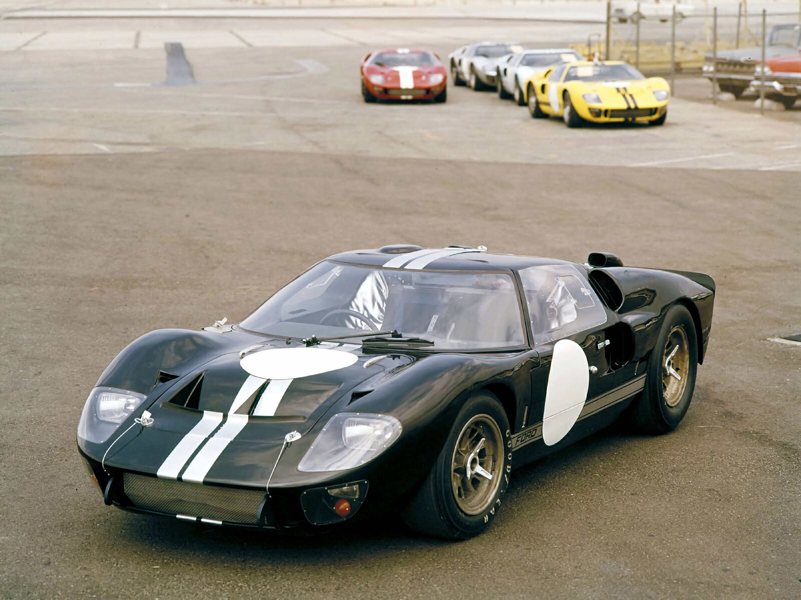  1966 Ford GT40 Le Mans Wallpaper.