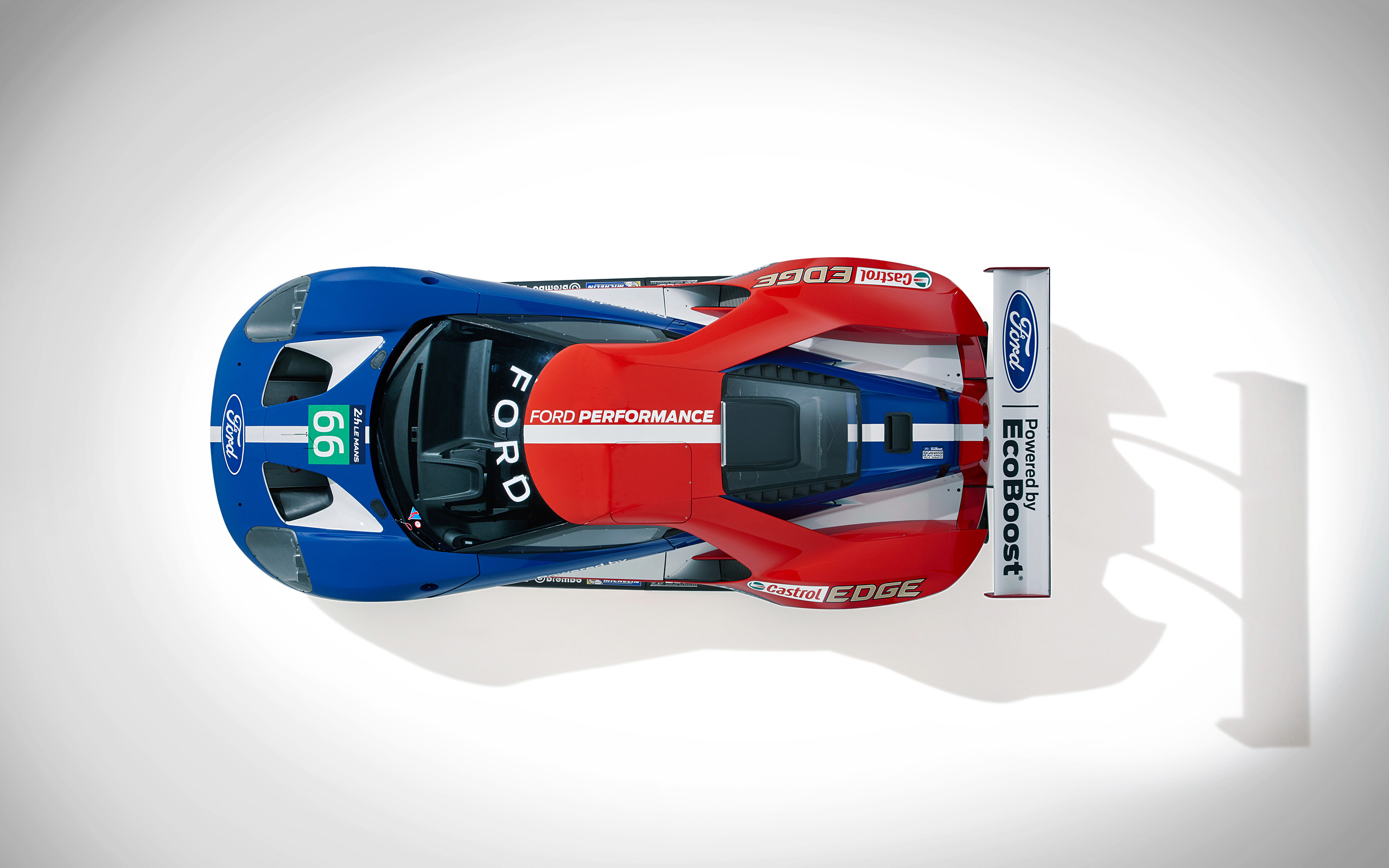  2016 Ford GT Le Mans Racecar Wallpaper.