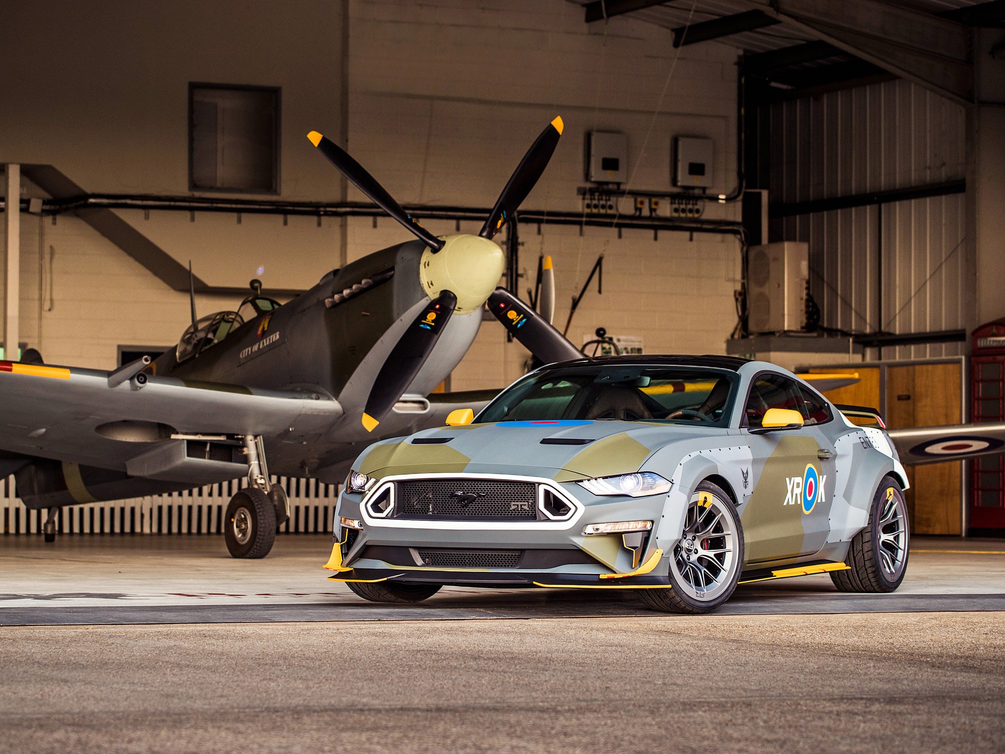  2018 Ford Eagle Squadron Mustang GT Wallpaper.