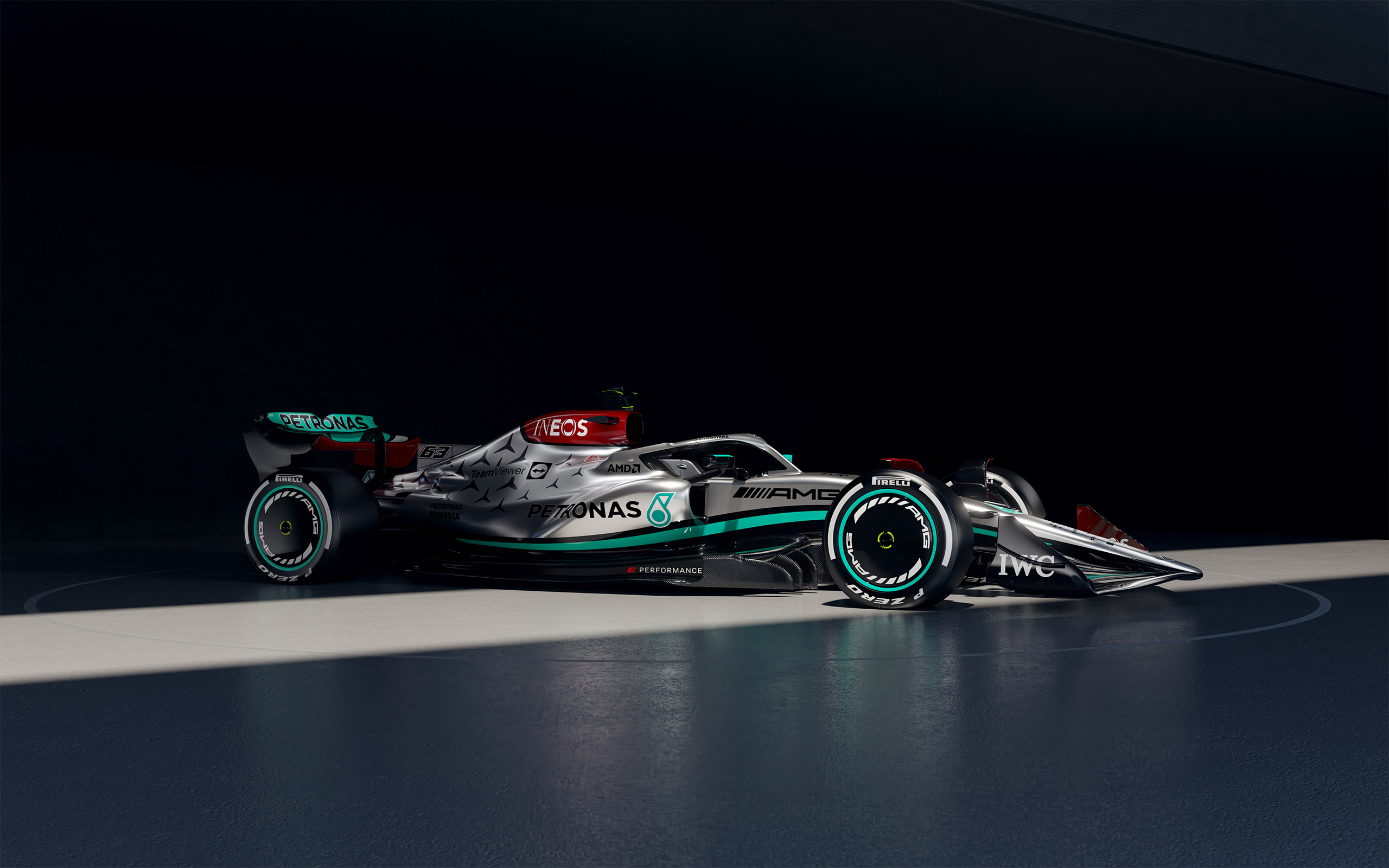  2022 Mercedes AMG W13 F1 E Performance Wallpaper.