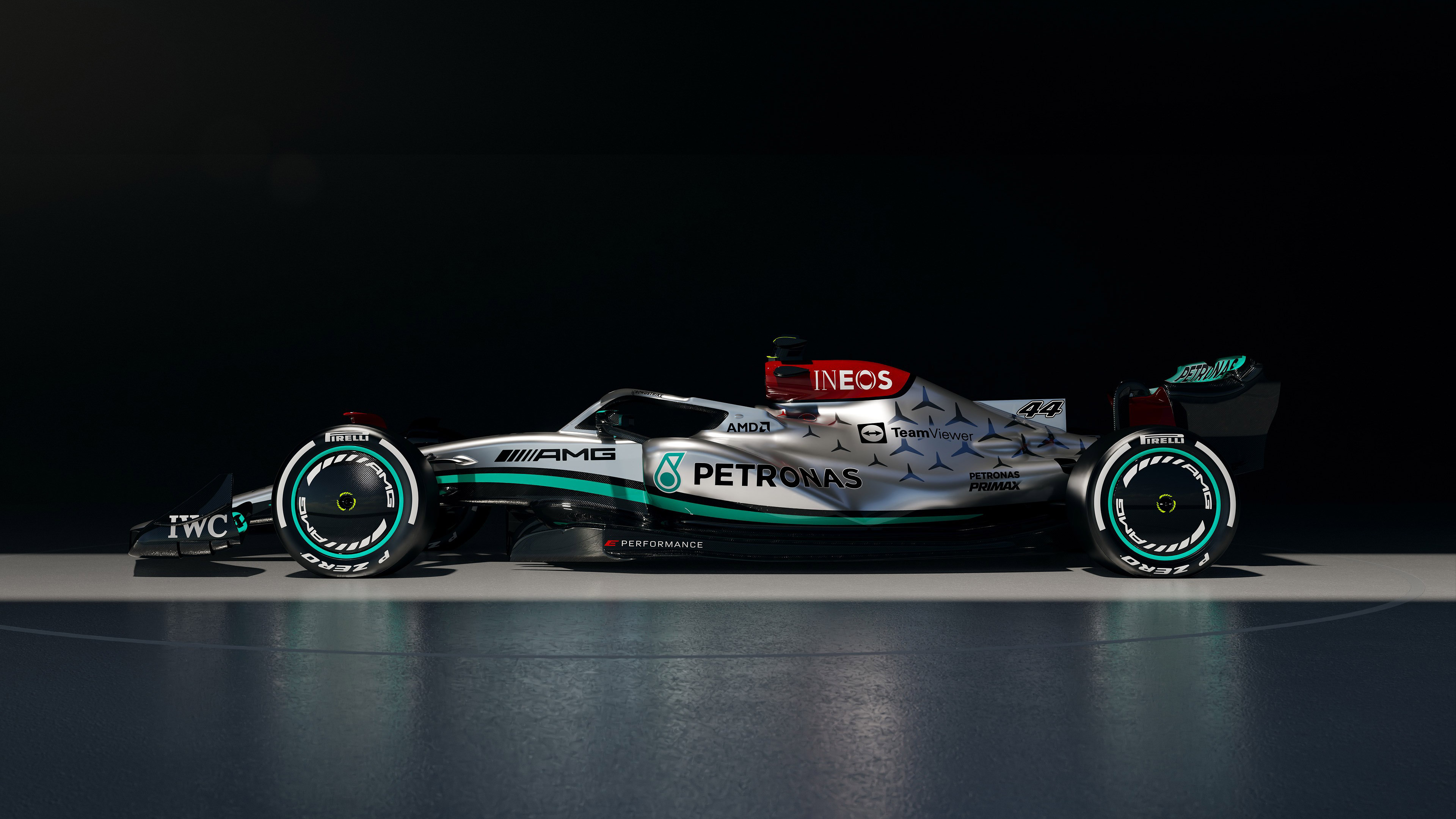  2022 Mercedes AMG W13 F1 E Performance Wallpaper.