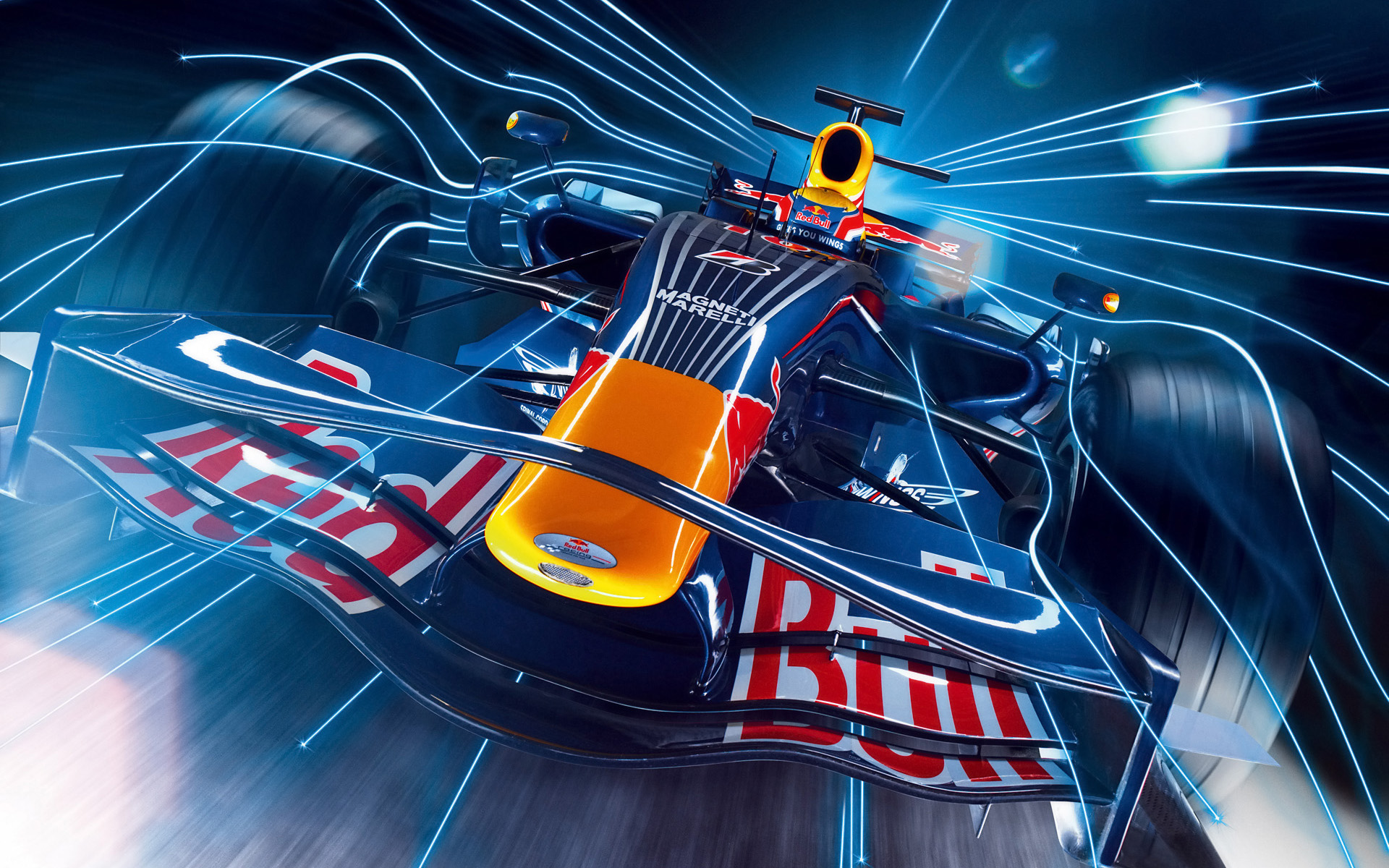  2008 Red Bull Racing RB4  Wallpaper.