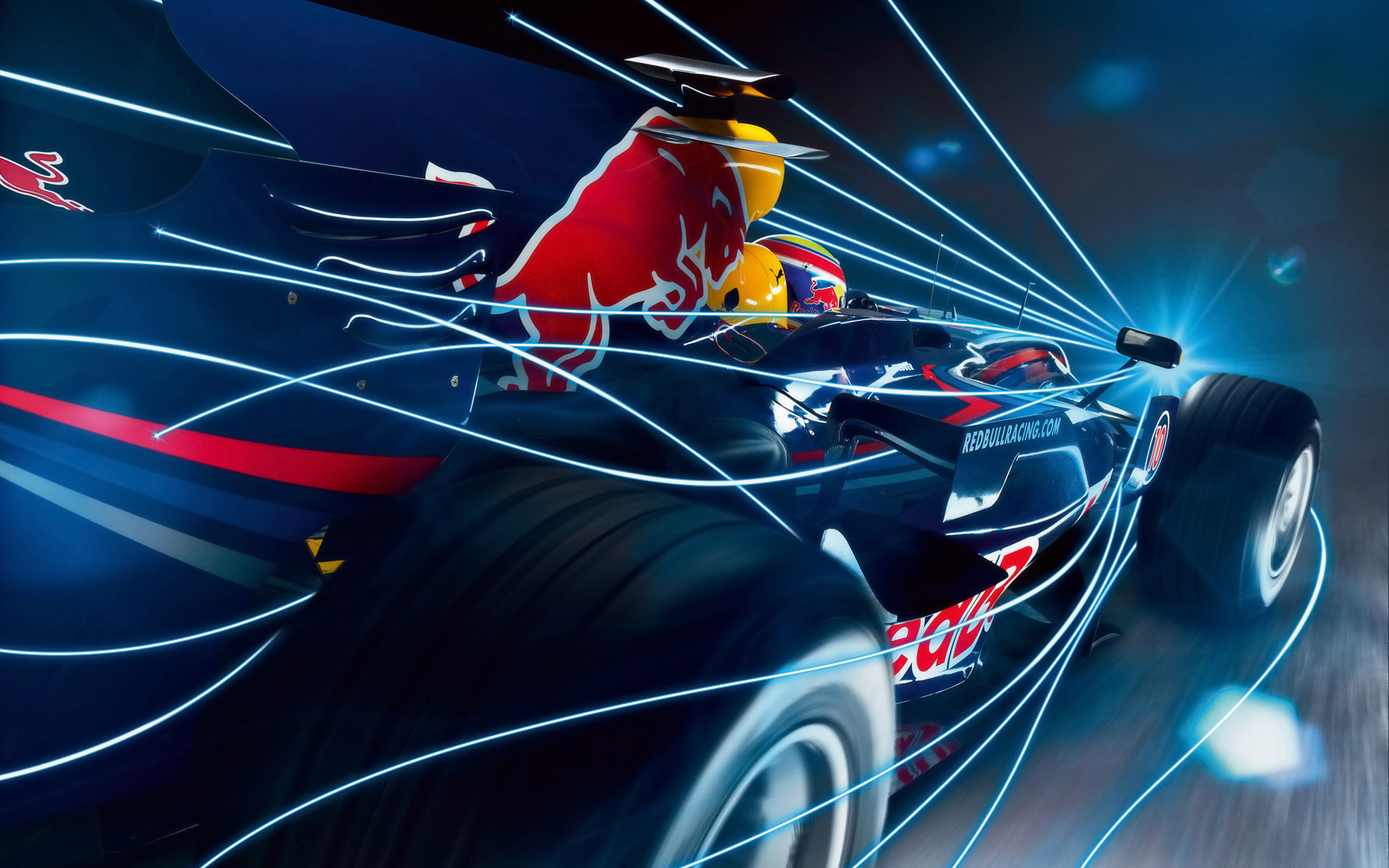  2008 Red Bull Racing RB4  Wallpaper.