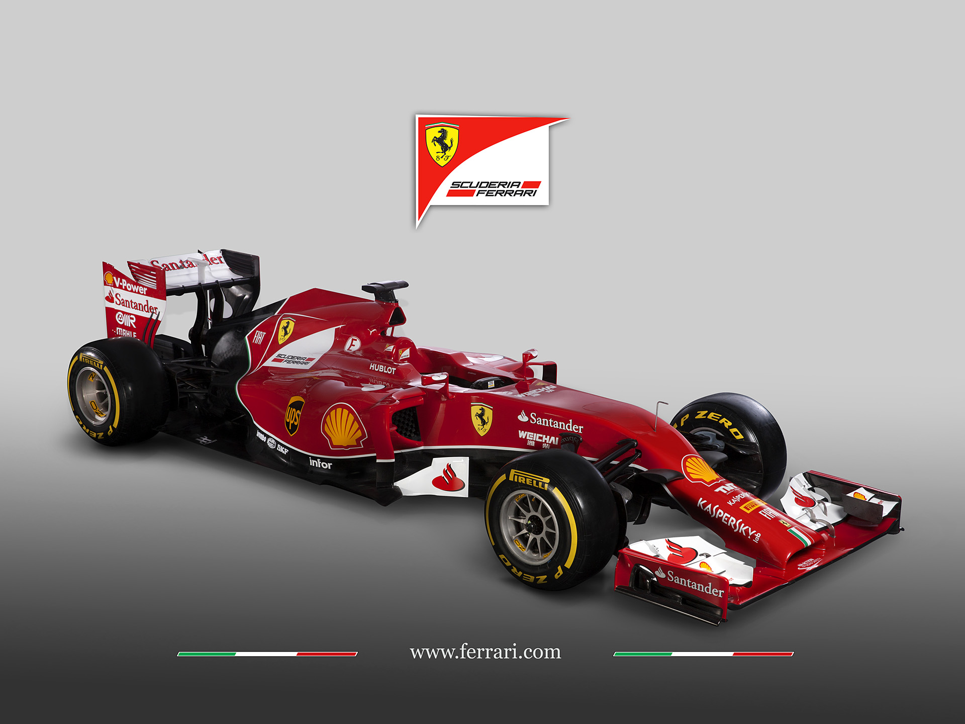  2014 Ferrari F14 T Wallpaper.
