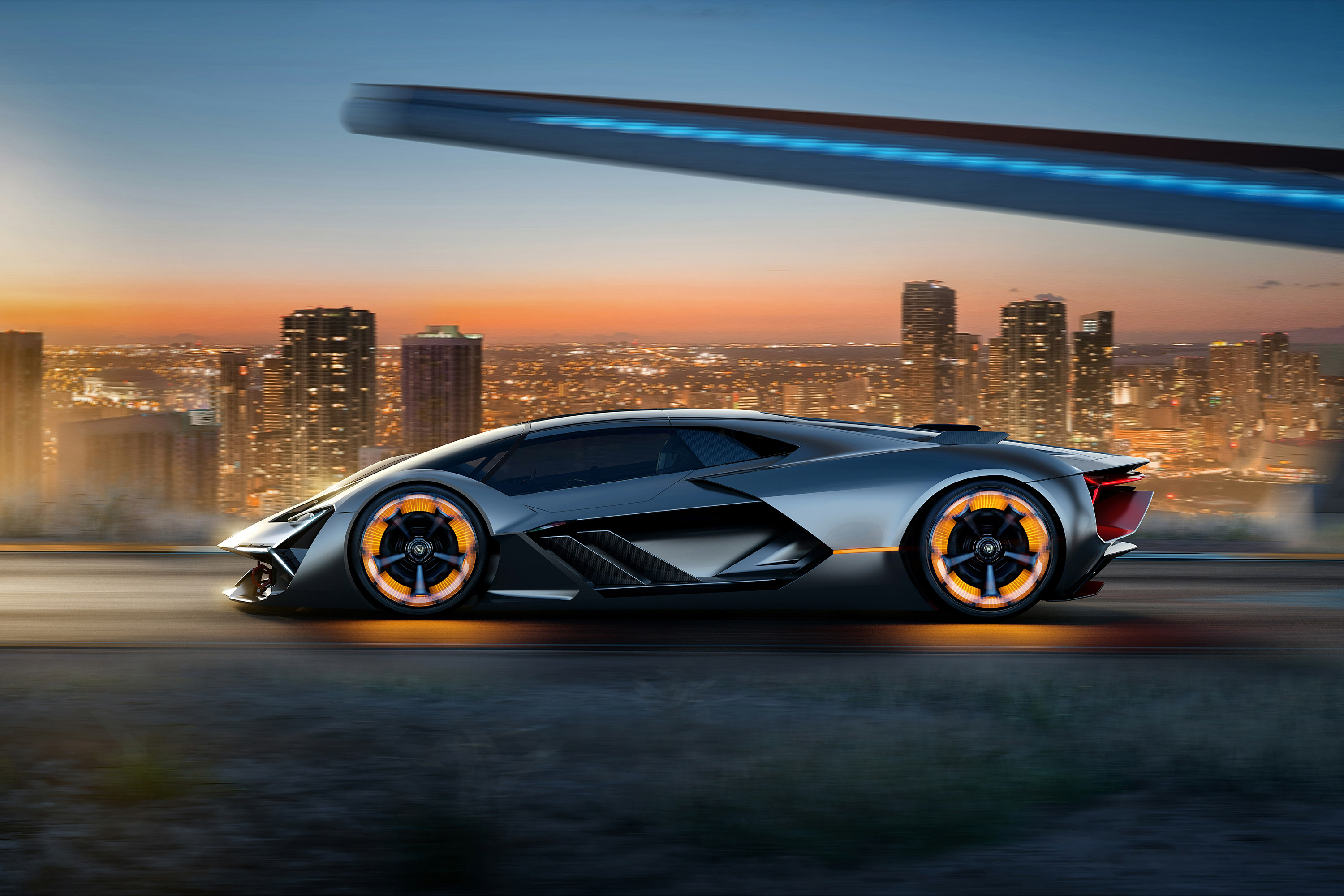  2017 Lamborghini Terzo Millennio Concept Wallpaper.